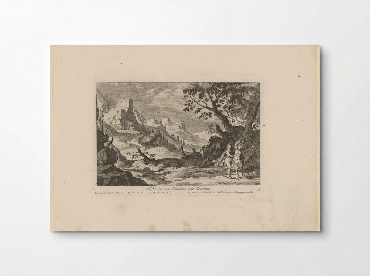 Historia von Phoebus und Daphne - Johann Ulrich Kraus - Poster