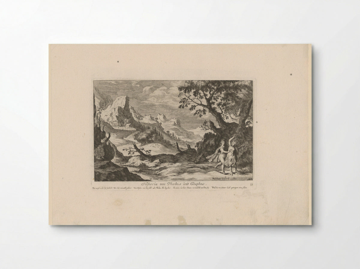 Historia von Phoebus und Daphne - Johann Ulrich Kraus - Poster