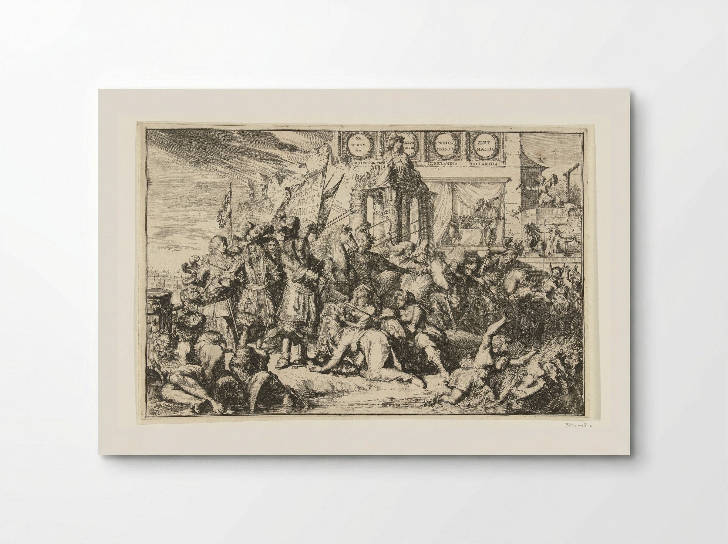 Historie van een rijksbediende in Perzië; Tijd bij de Mexicanen - Romeyn de Hooghe - Poster