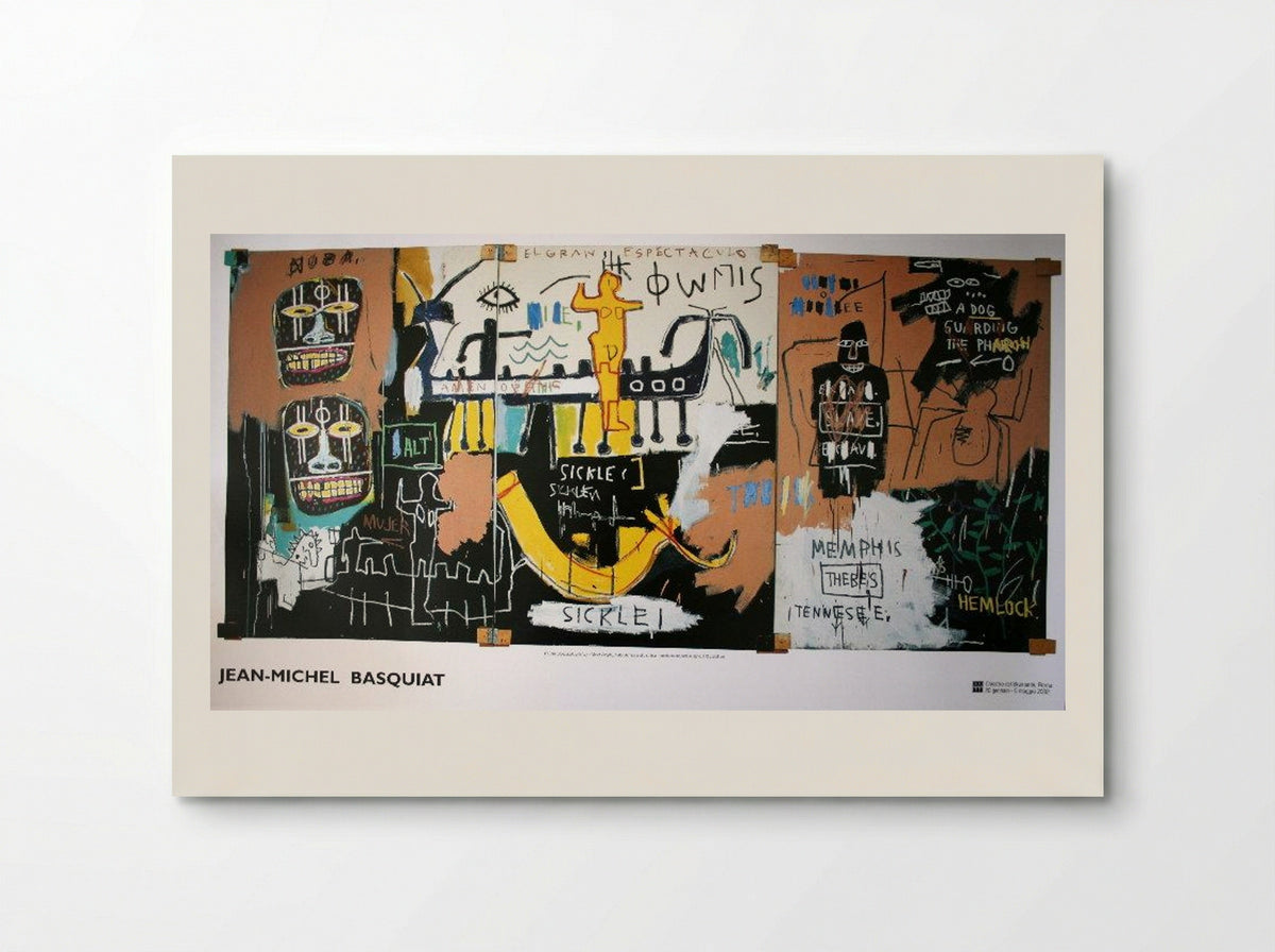 History of the Black People - Jean-Michel Basquiat - Poster