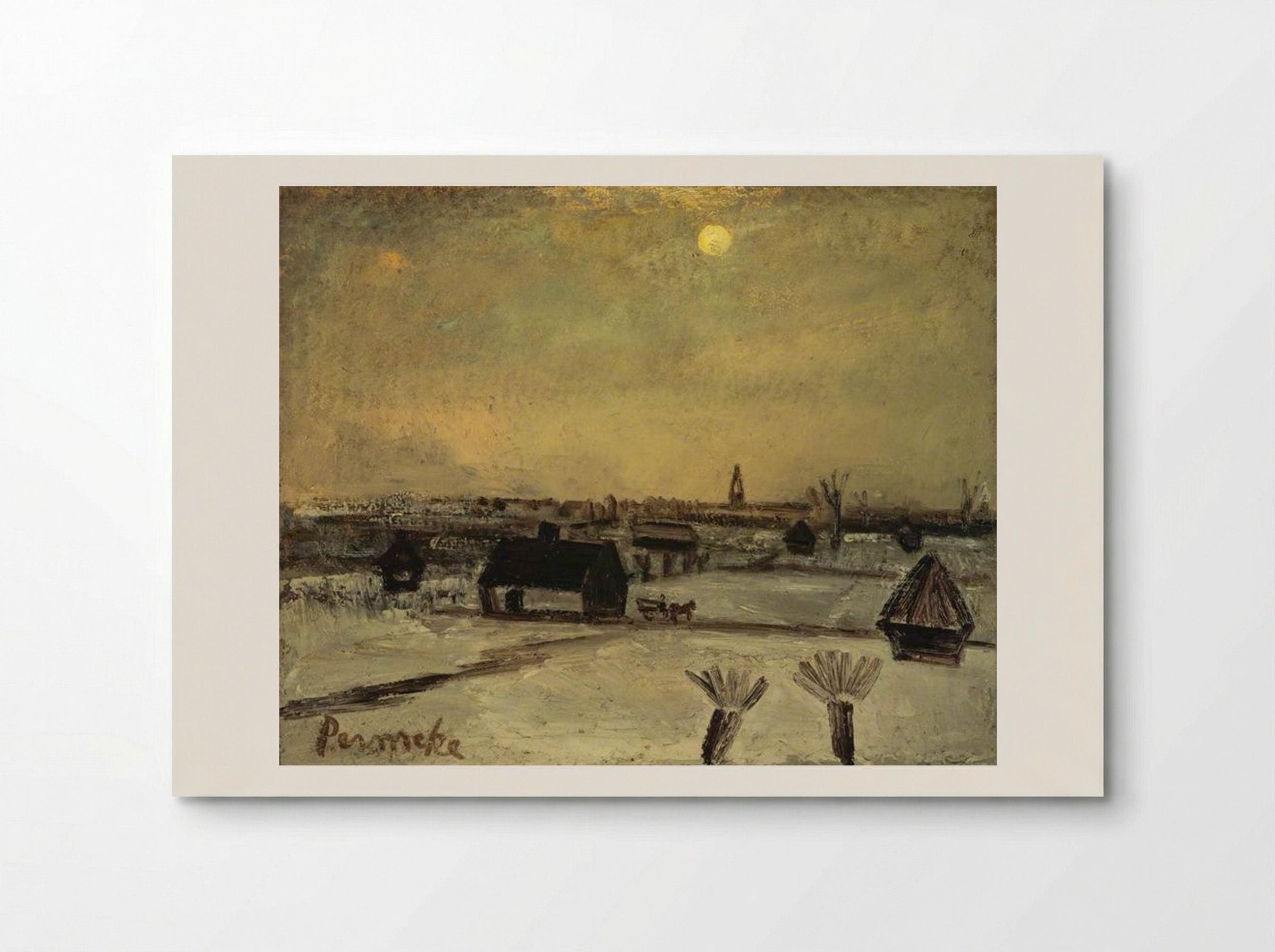 Hiver en Flandre (Winter in Flanders) - Constant Permeke - Poster