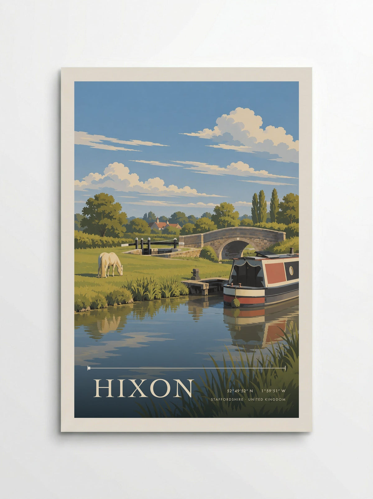 Hixon, Staffordshire | Travel Poster - Poster