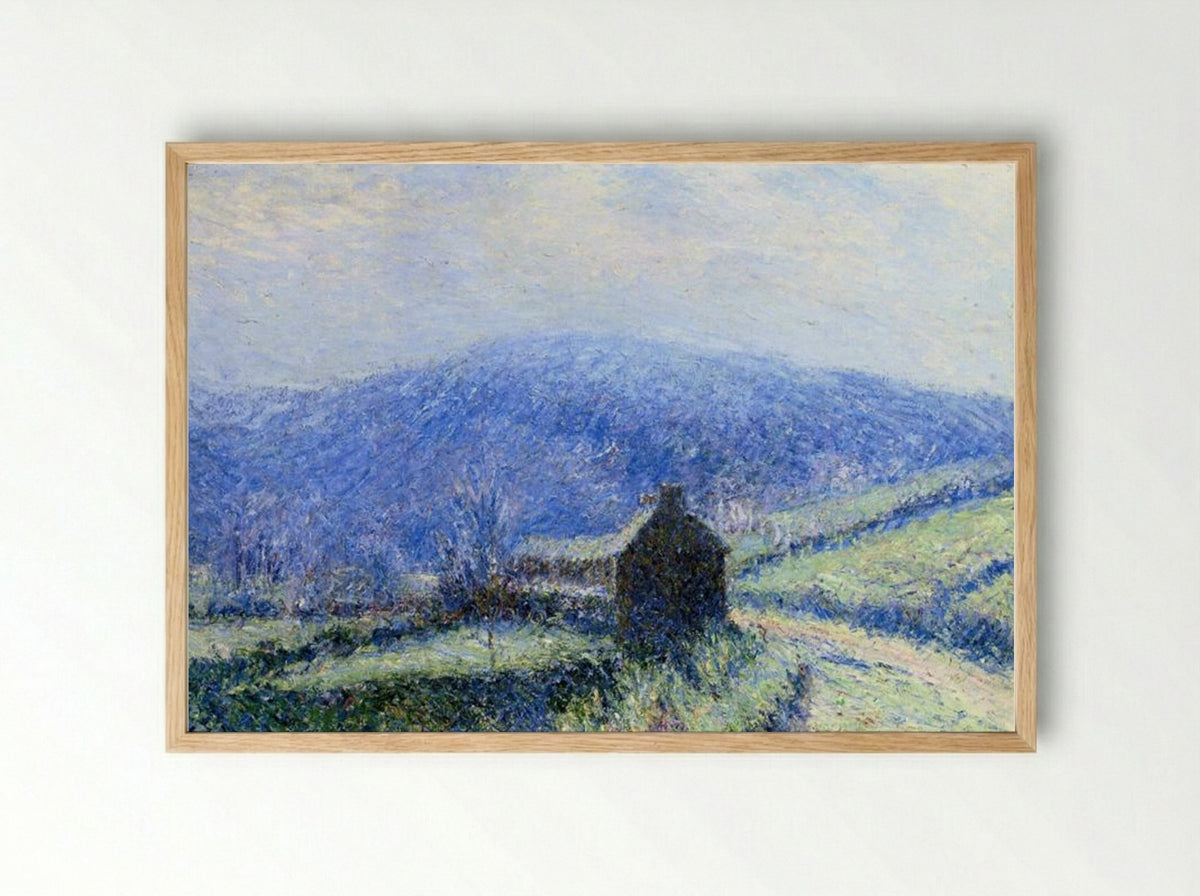 Hoarfrost at Huelgoat, Finistere - Gustave Loiseau - Framed Print Wood