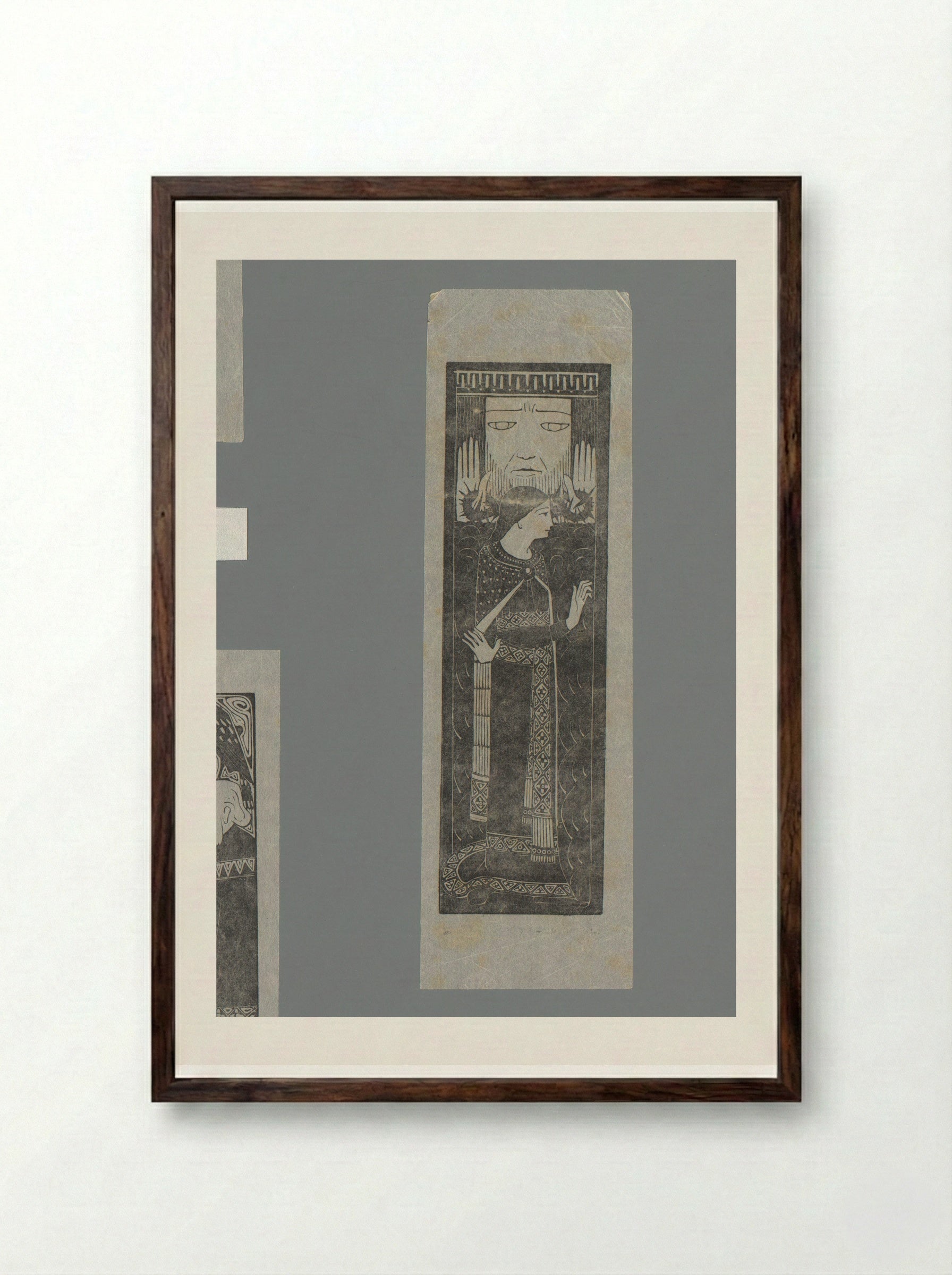 Hof der genietingen - Karel Petrus Cornelis de Bazel - Framed Print Dark Wood