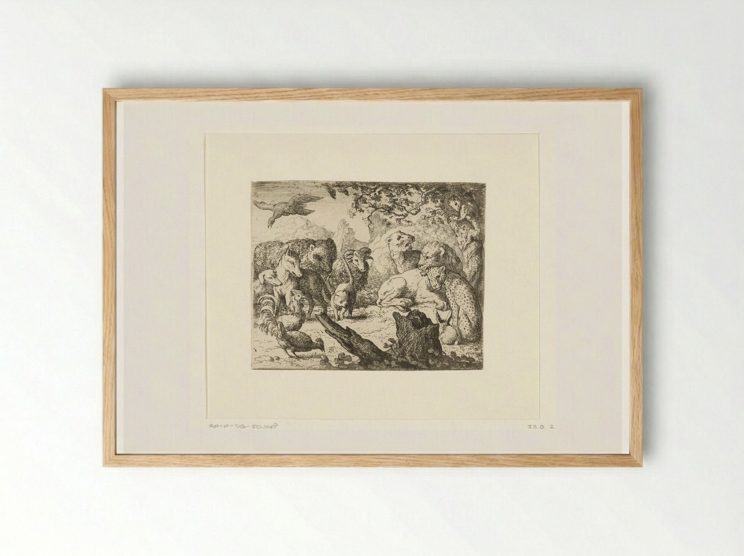 Hofdag bij koning Nobel - Allaert van Everdingen - Framed Print Wood