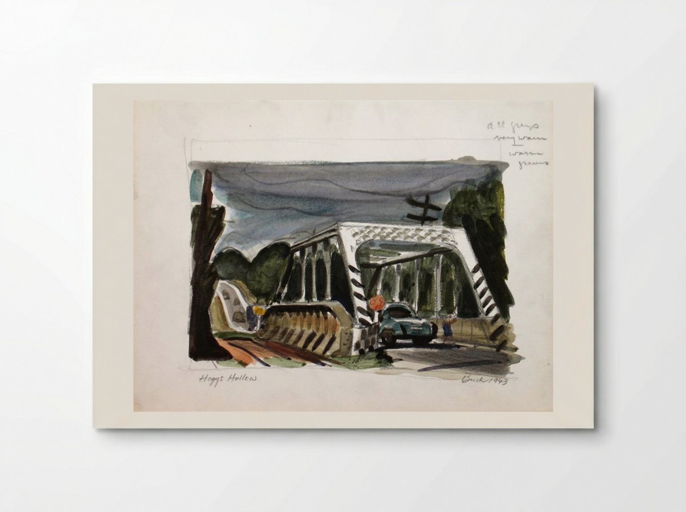 Hogg’s Hollow, Toronto - Jack Bush - Poster