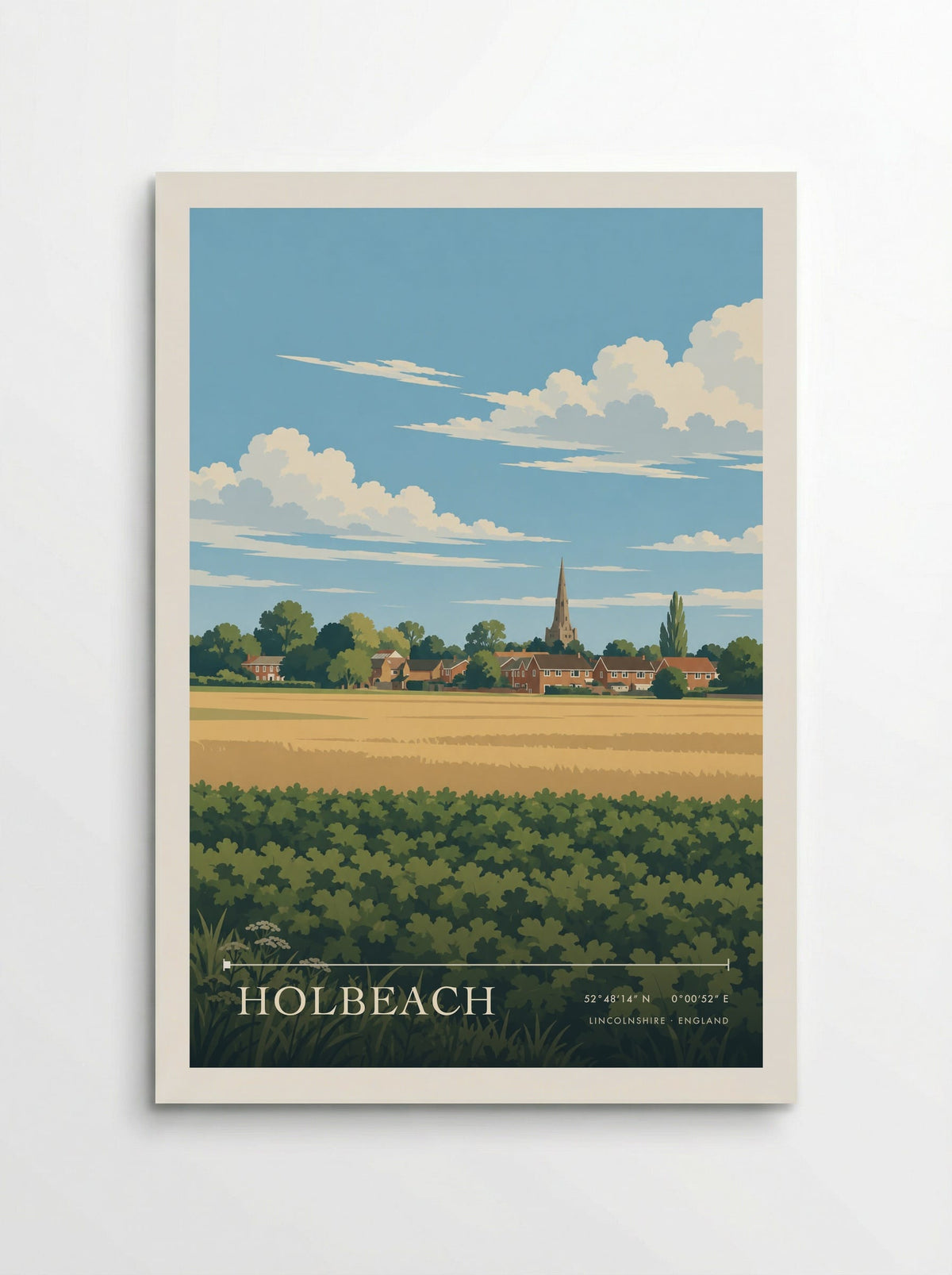 Holbeach, Lincolnshire | Travel Poster - Poster