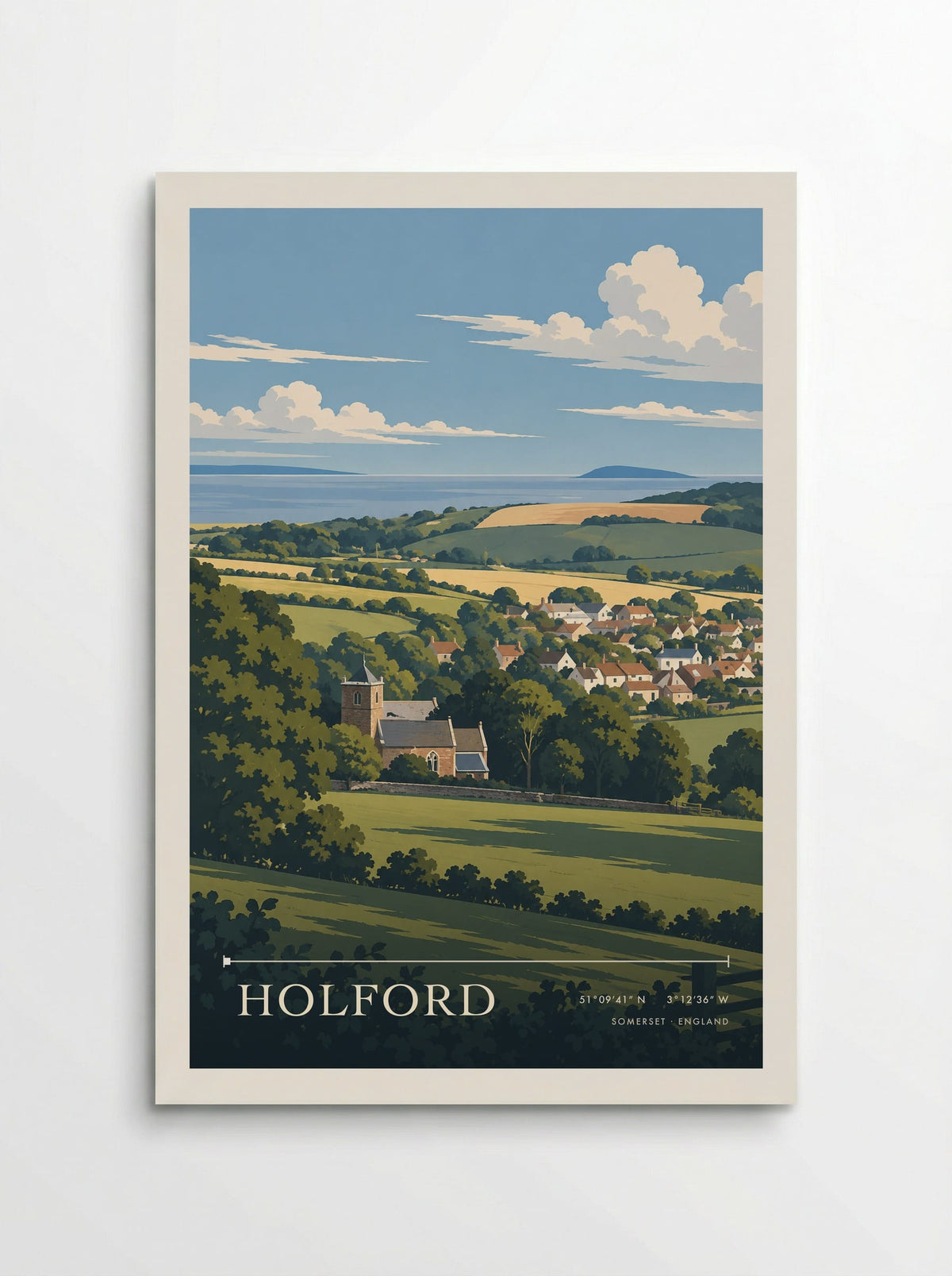Holford, Somerset | Travel Poster - Poster