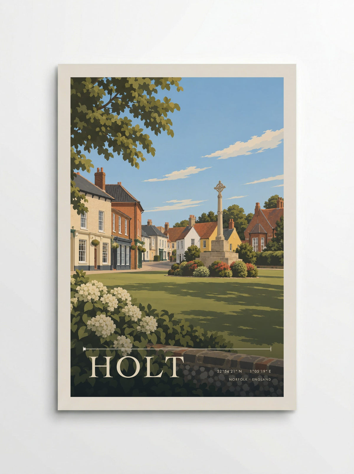 Holt, Norfolk | Travel Poster - Poster