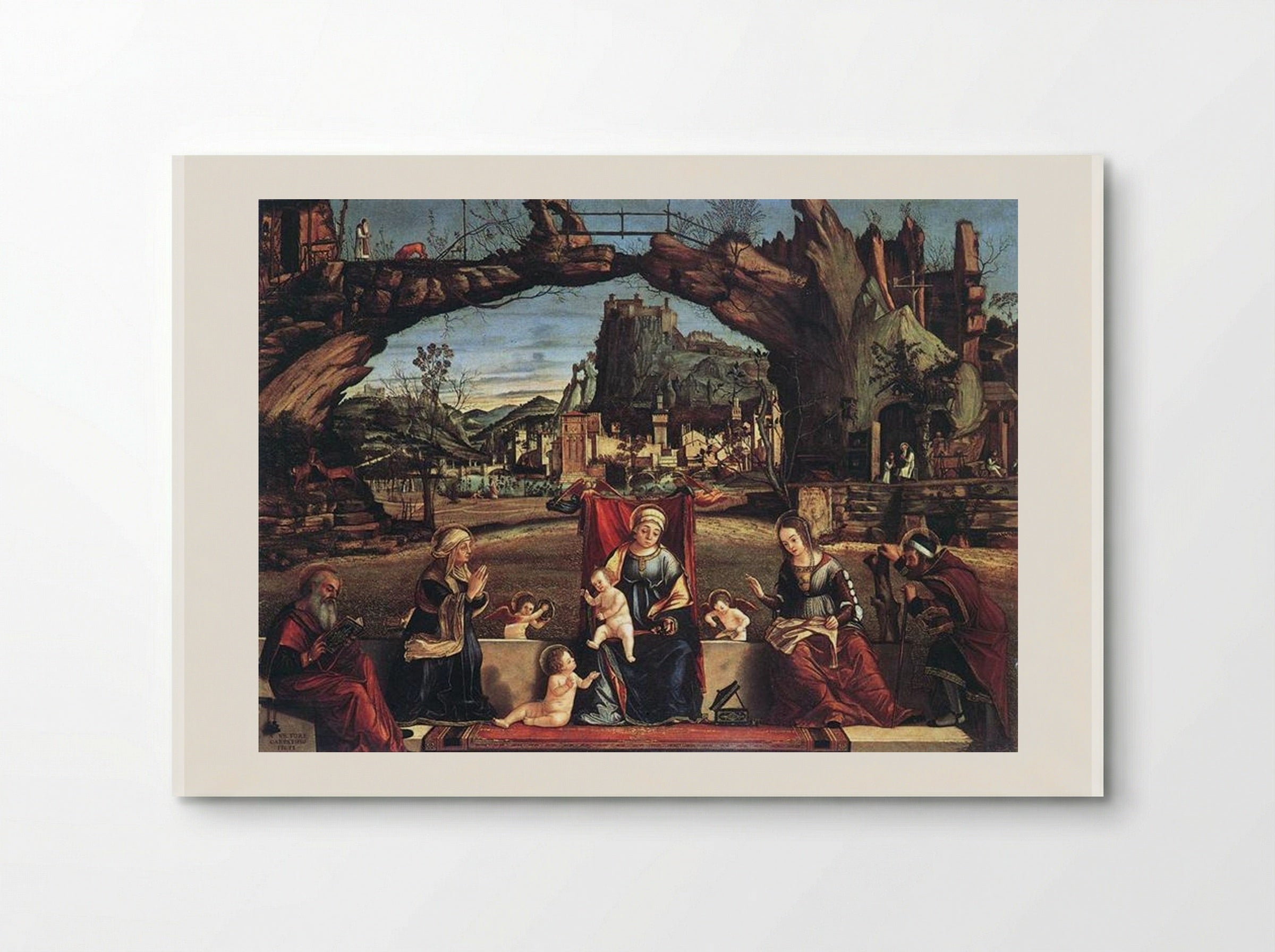 Holy Conversation - Vittore Carpaccio - Poster