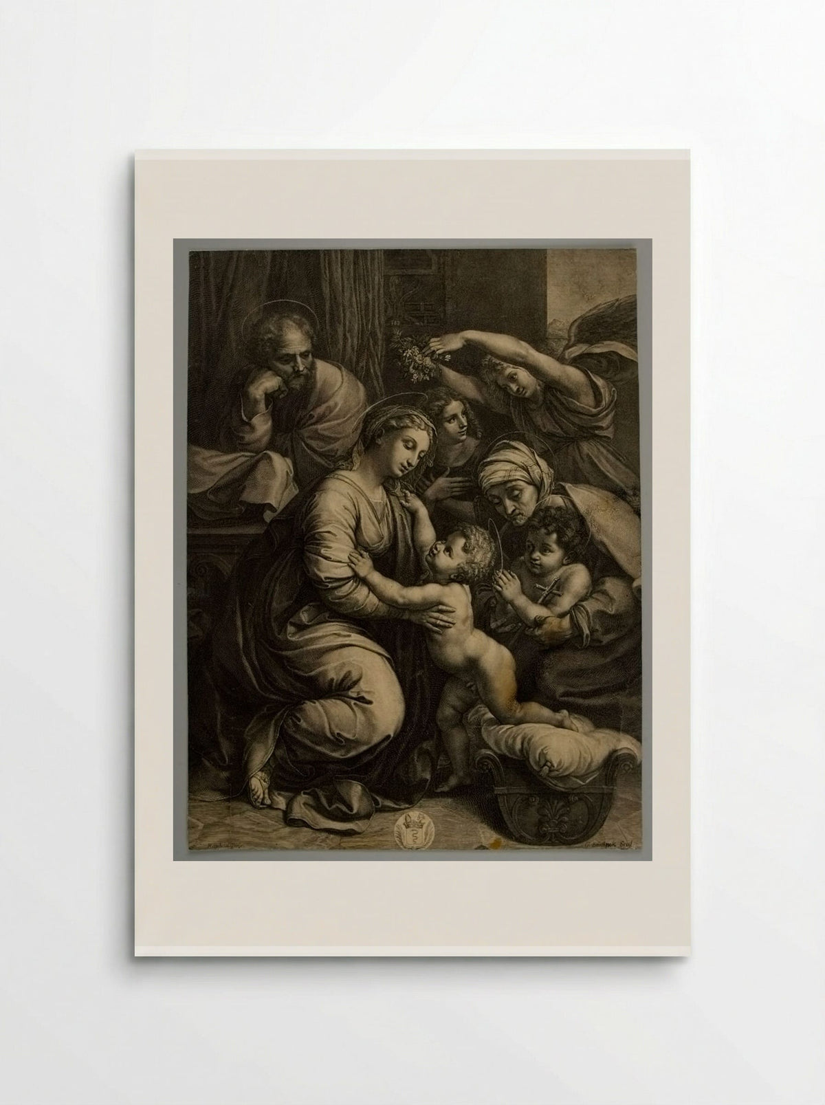 Holy Family - Gérard Edelinck - Poster