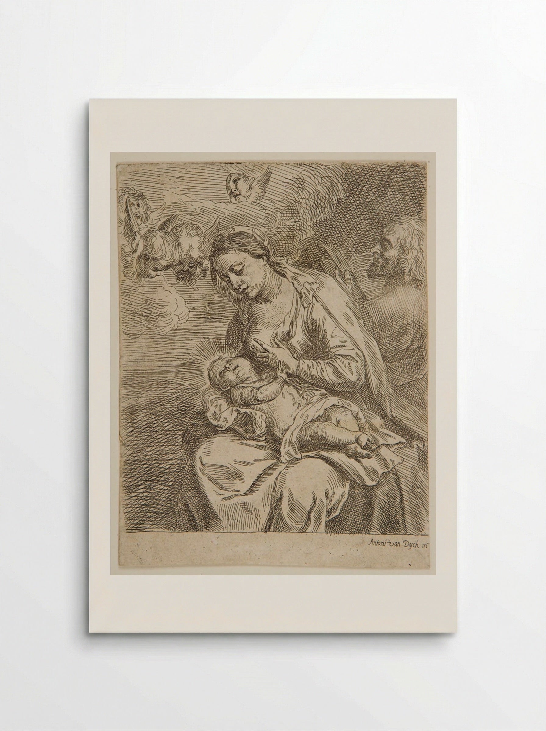 Holy Family - Anthony van Dyck - Poster