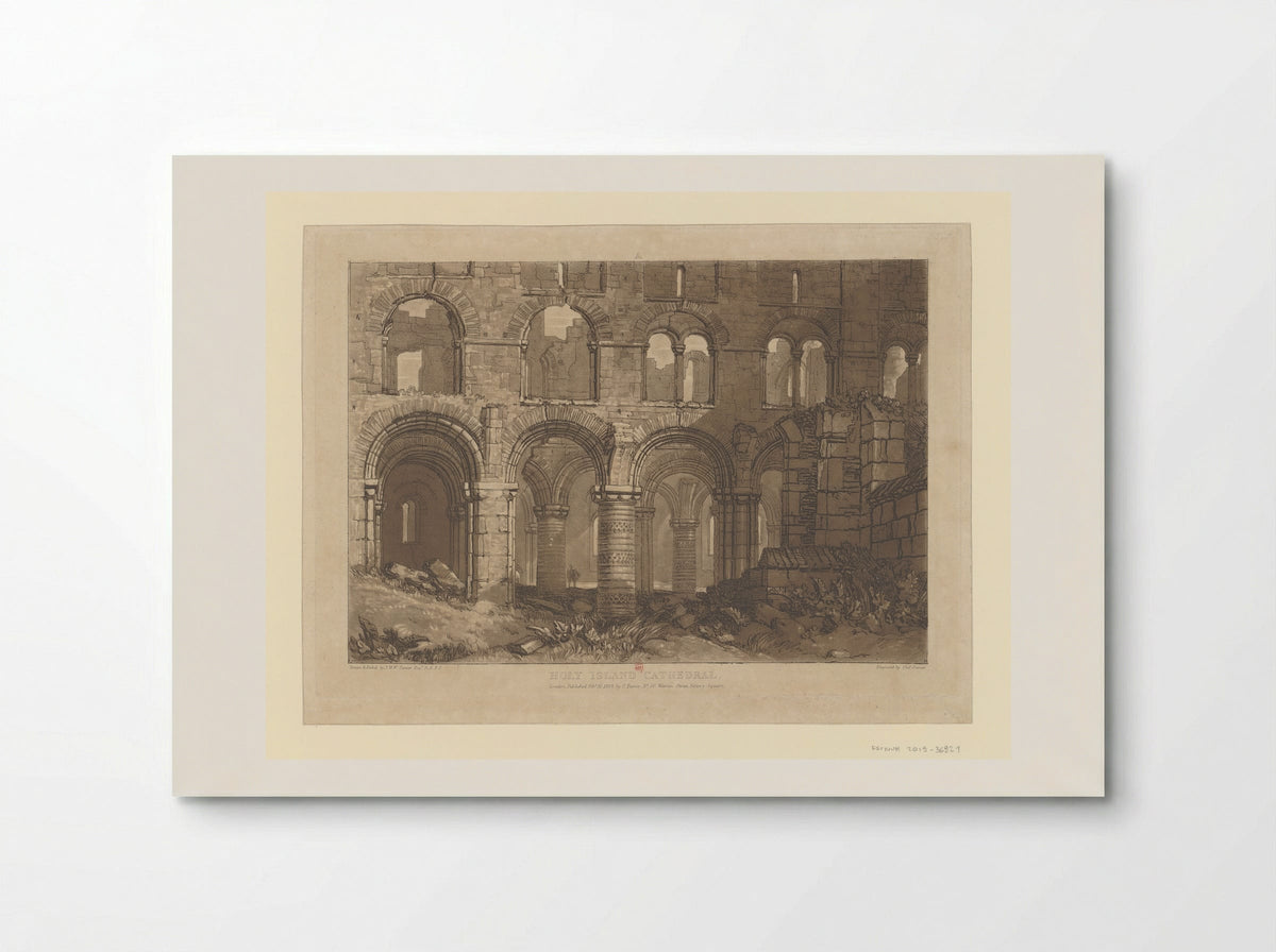 Holy Island Cathedral - Charles Turner - Poster