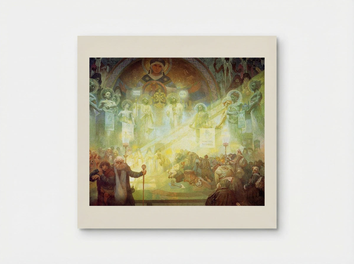 Holy Mount Athos - Alphonse Mucha - Poster