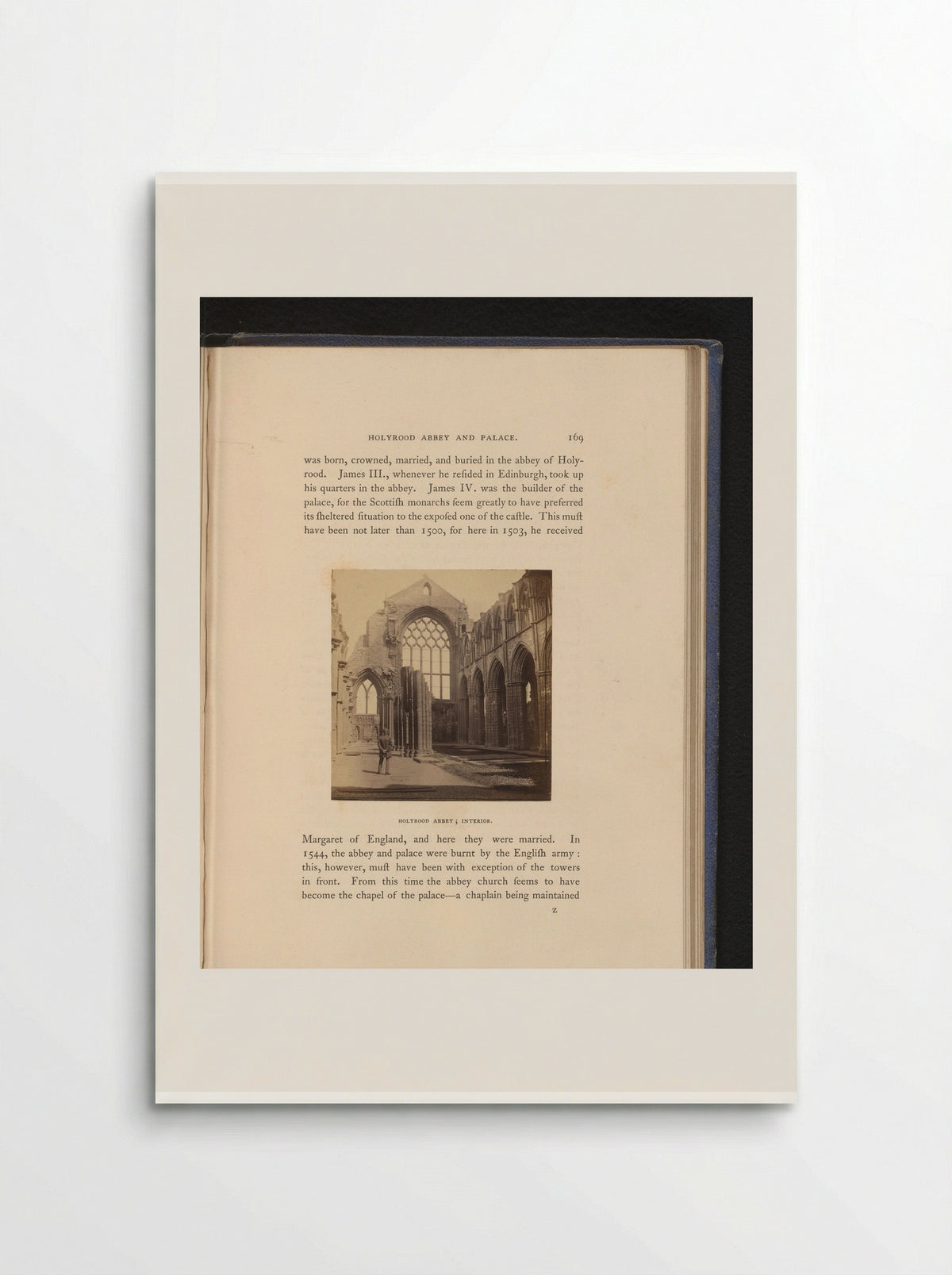 Holyrood Abbey, Interior - George Washington Wilson - Poster