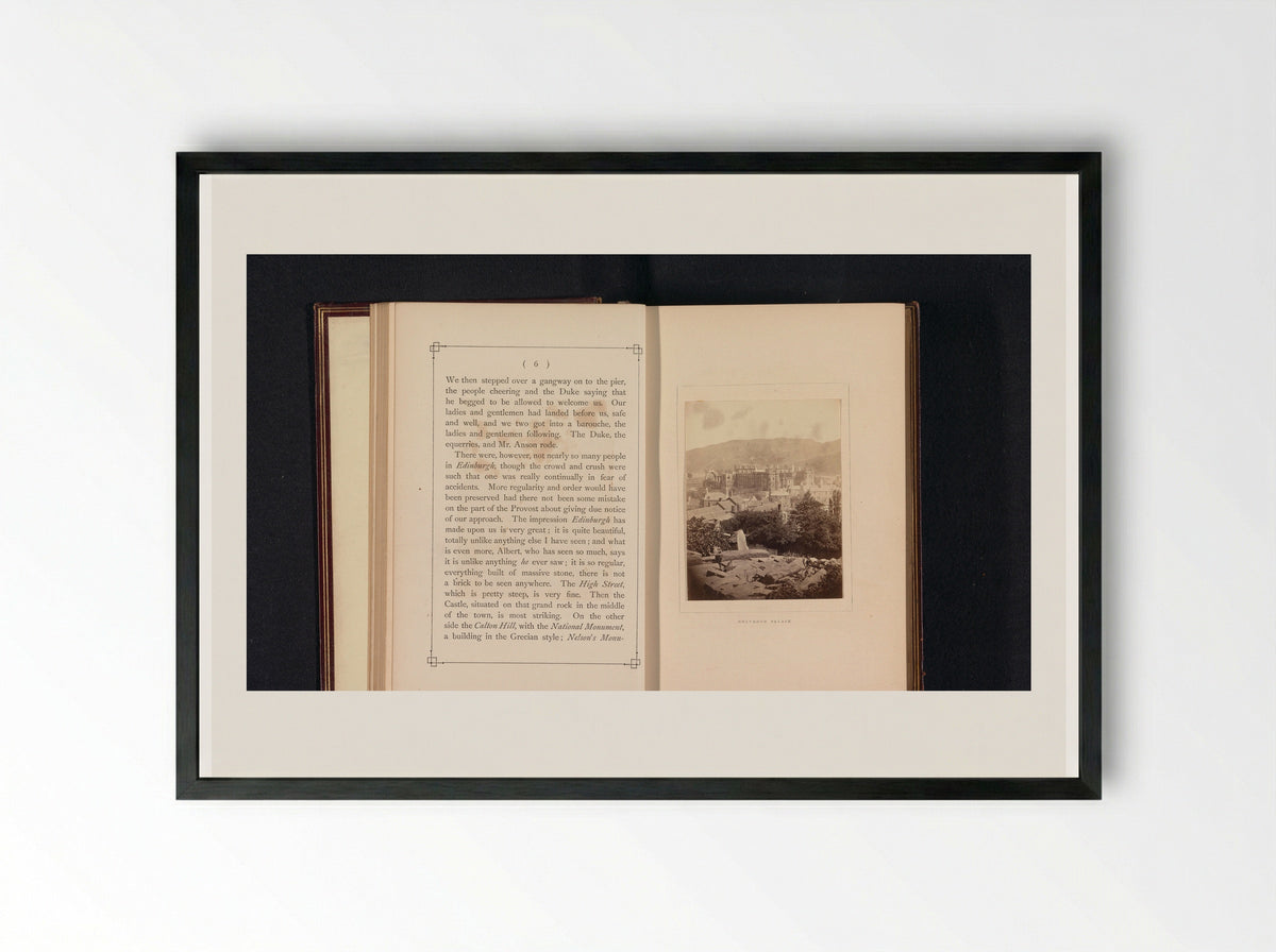 Holyrood Palace - George Washington Wilson - Framed Print Black