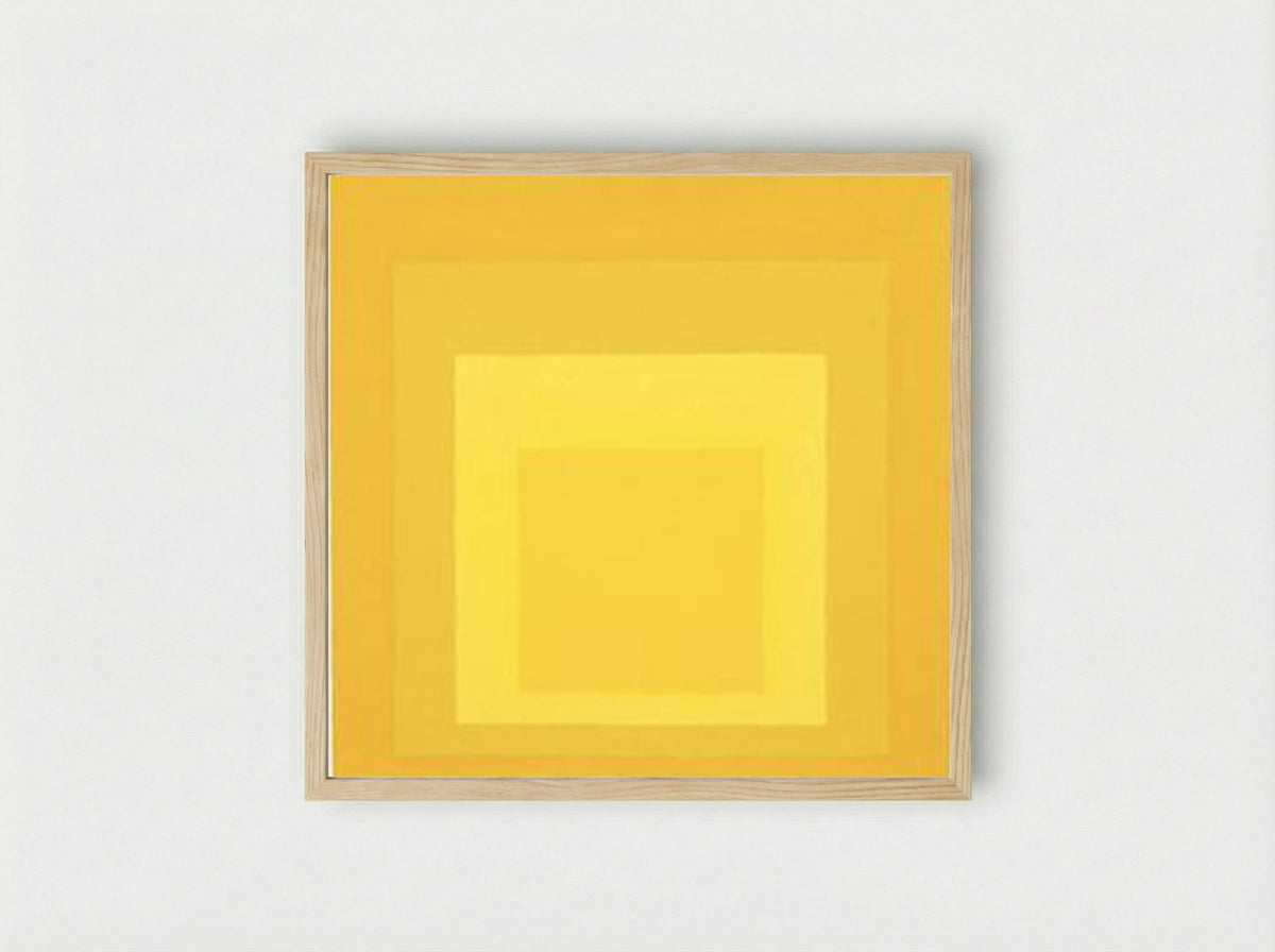 Homage to the Square - Josef Albers - Framed Print Wood