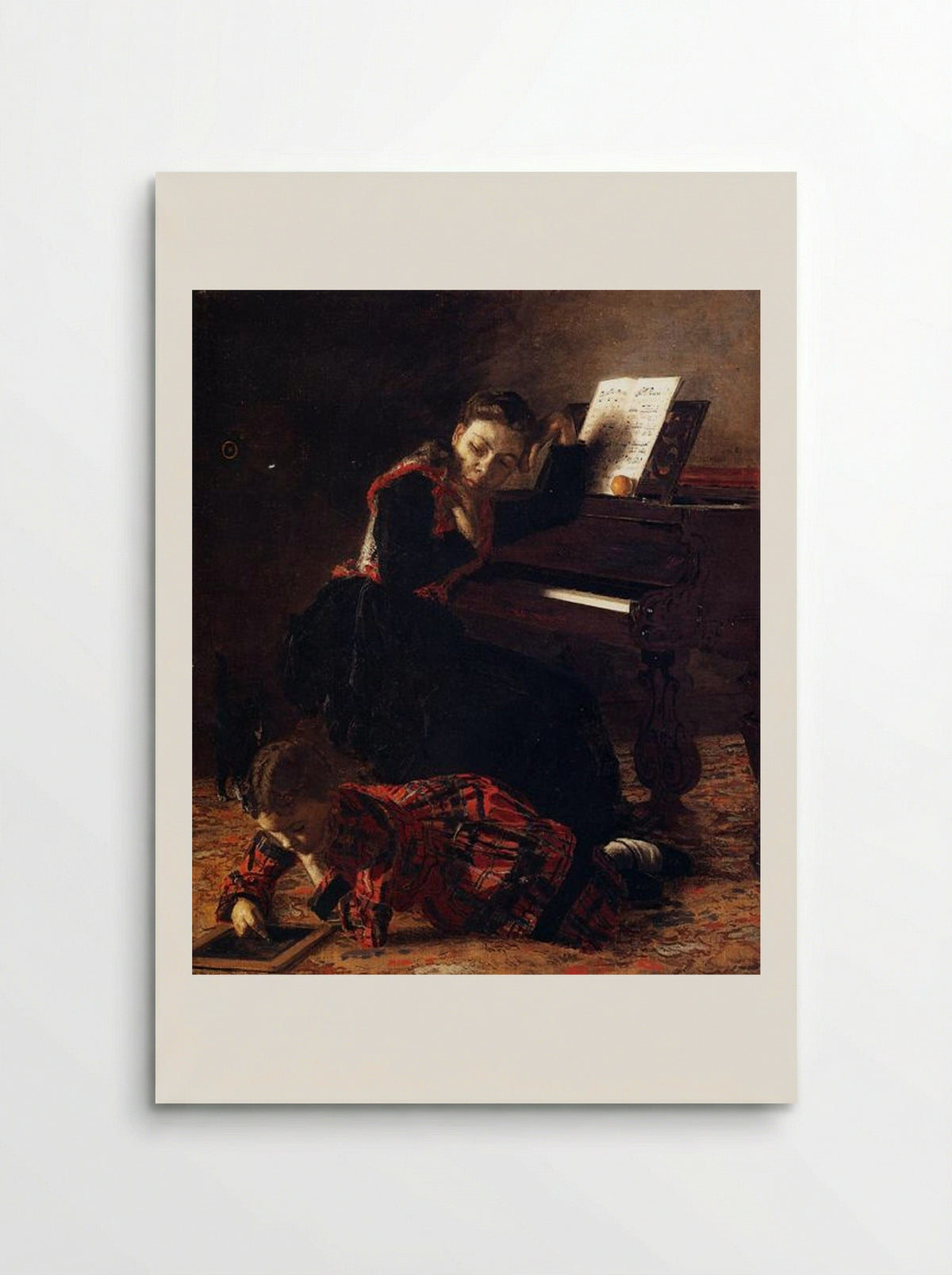 Home Scene - Thomas Eakins - Poster