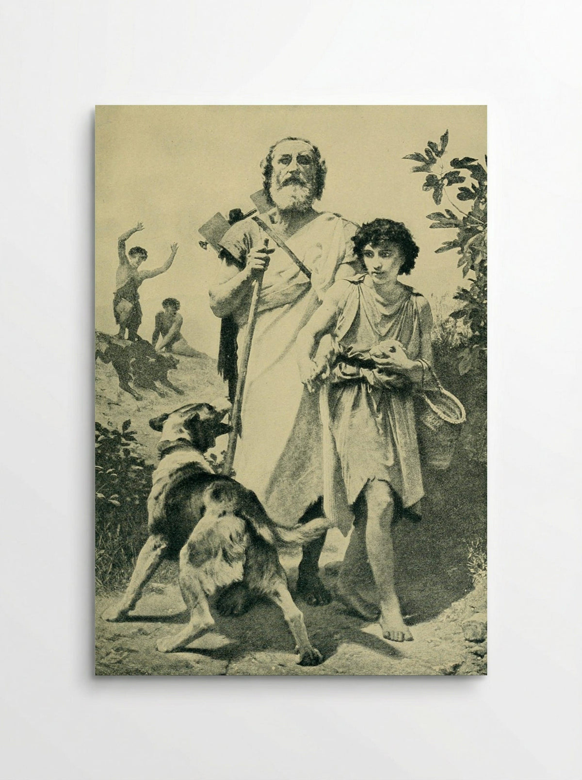 Homer and his Guide - William-Adolphe Bouguereau - Poster