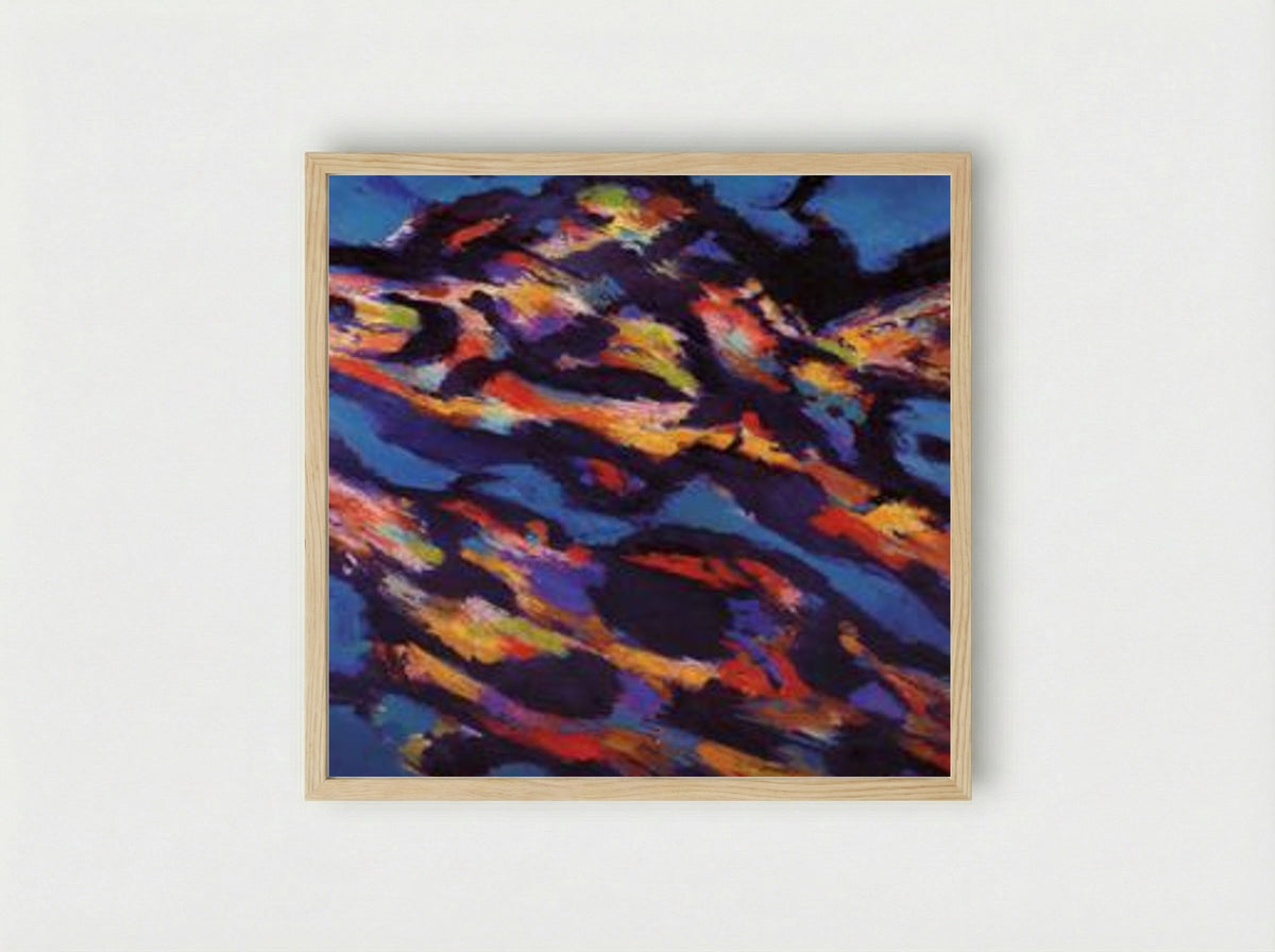 Hommage à Miguel de Unamuno - Le Torrent vert - Framed Print Wood