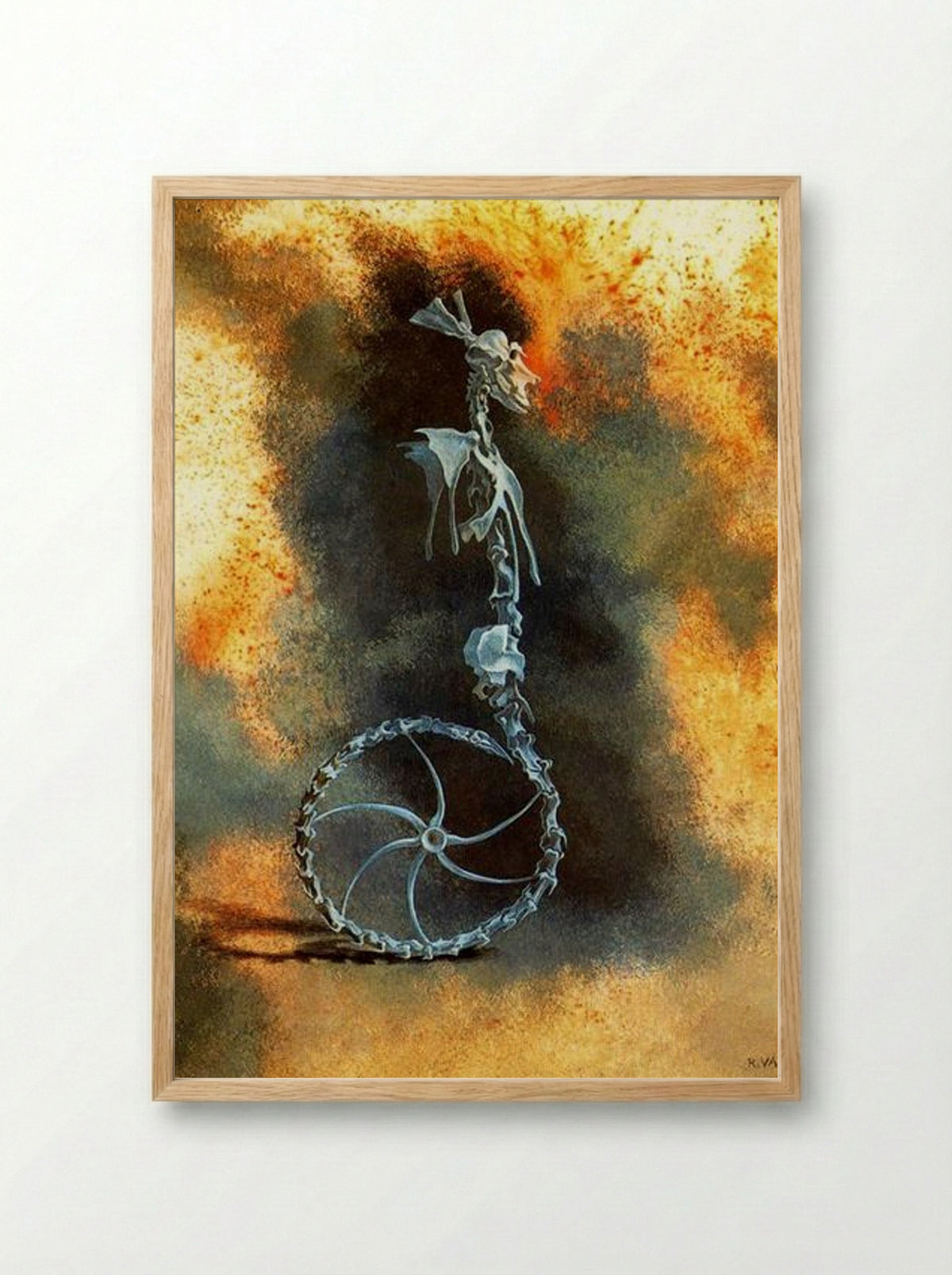 Homo rodans - Remedios Varo - Framed Print Wood