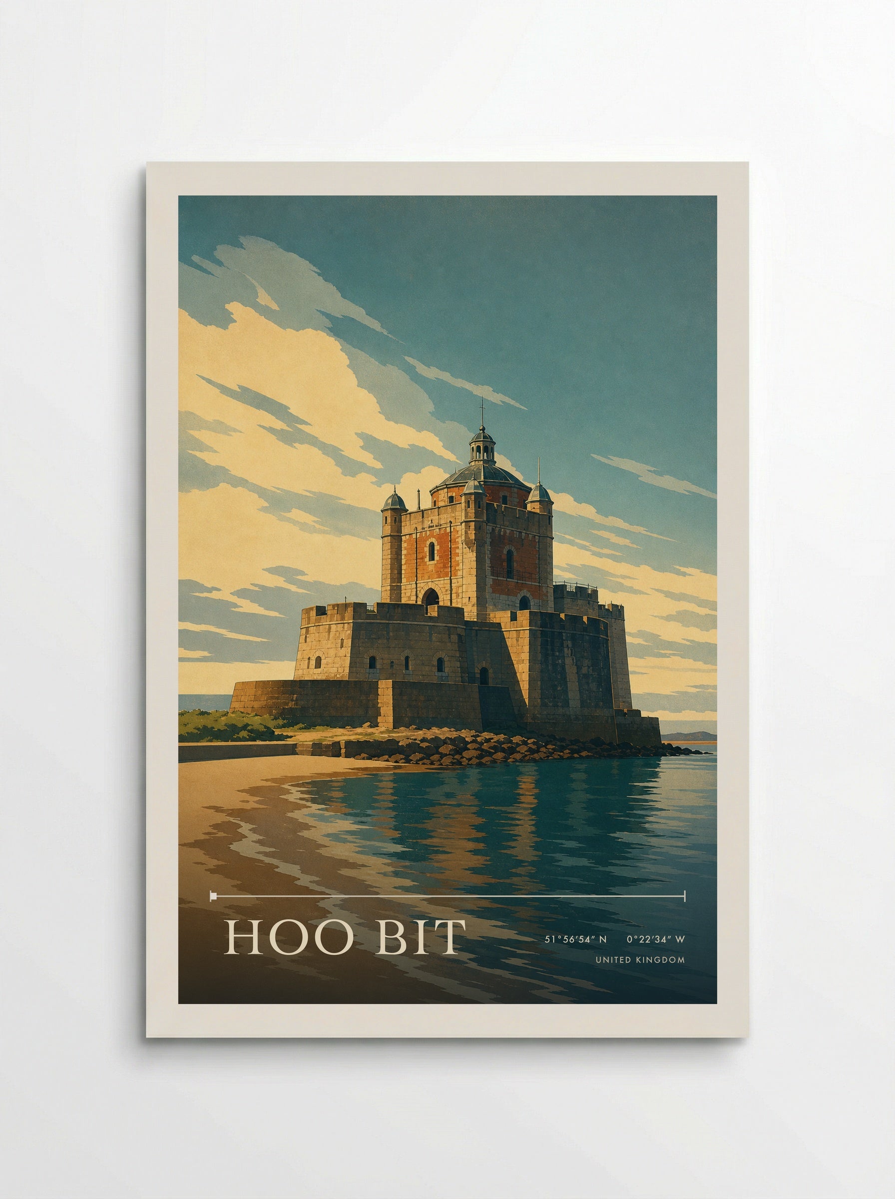 Hoo Bit United Kingdom Travel Poster - Poster