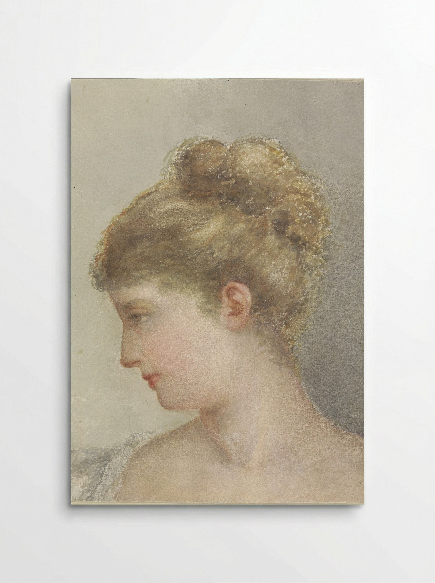 Hoofd van een vrouw, en profil naar links - Albert Martin - Poster