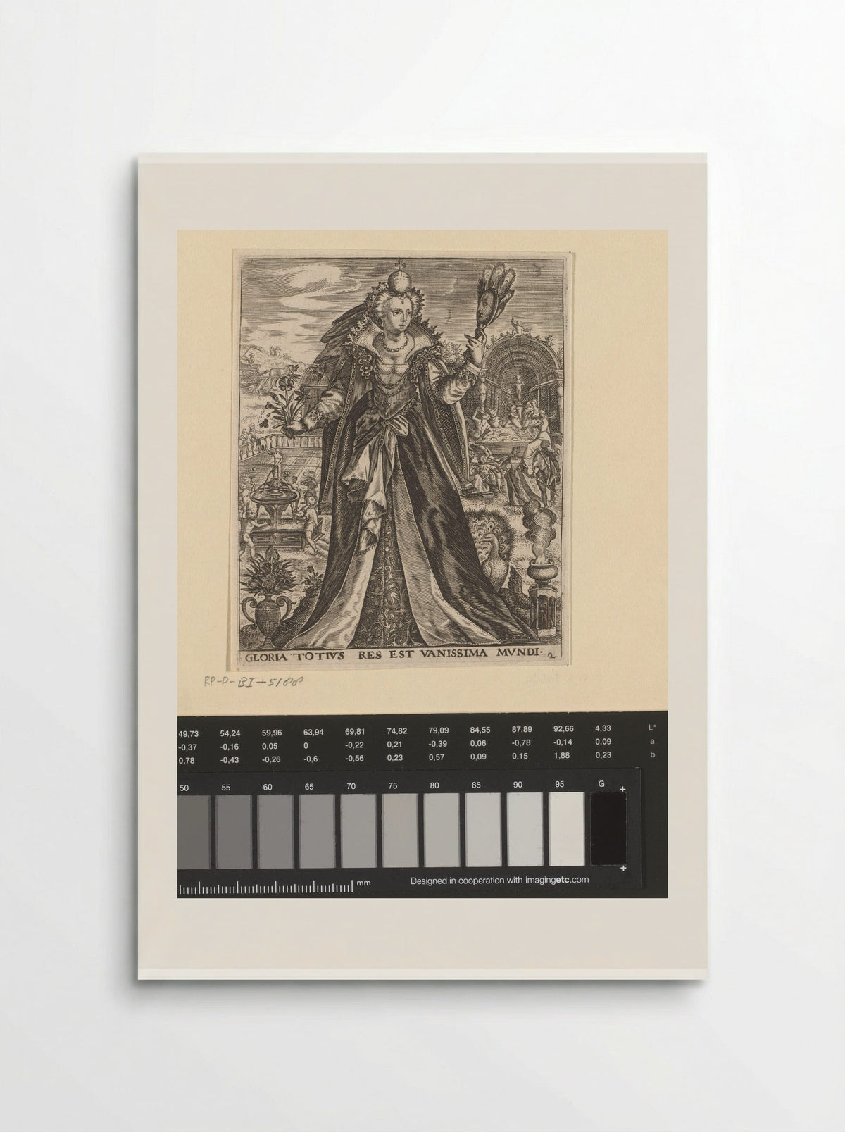 Hoogmoed (Superbia) - Johann Theodor de Bry - Poster