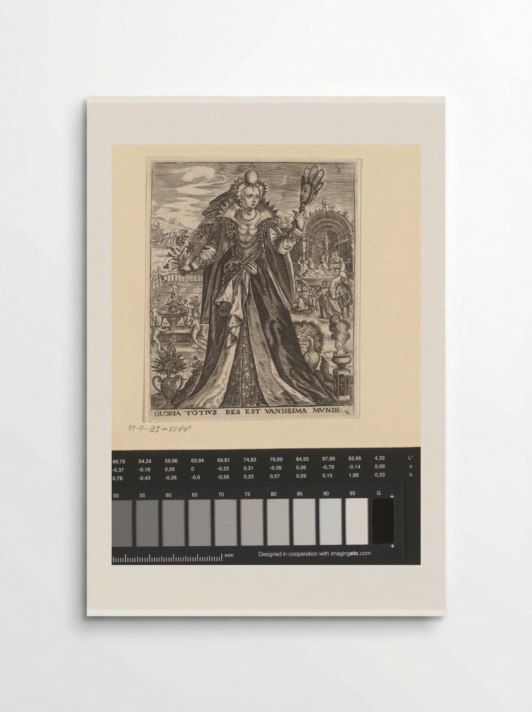 Hoogmoed (Superbia) - Johann Theodor de Bry - Poster