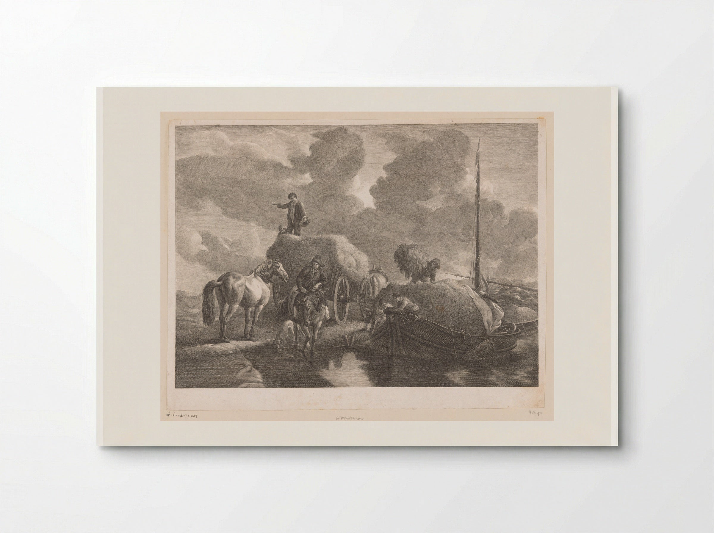 Hooitransport (Hay Transport) - Jean Moyreau - Poster