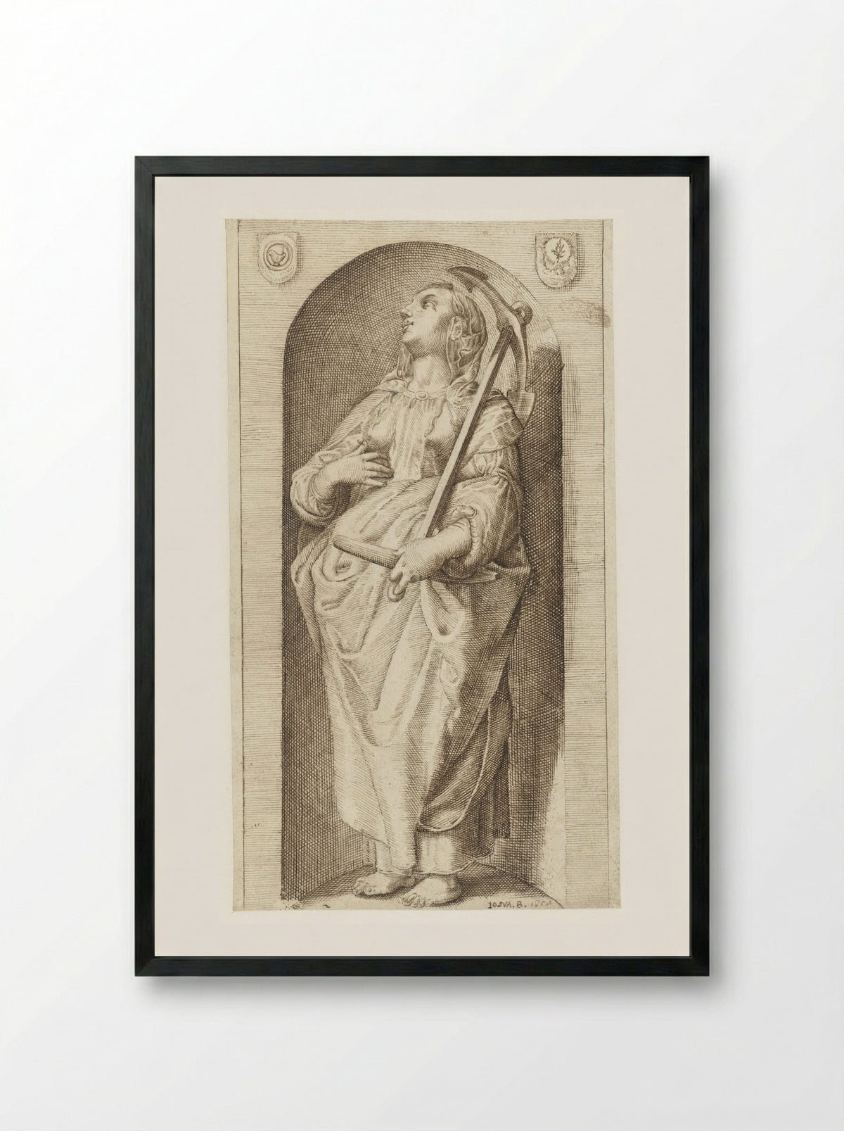 Hoop (Spes) - Jozua Breckerveld - Framed Print Black
