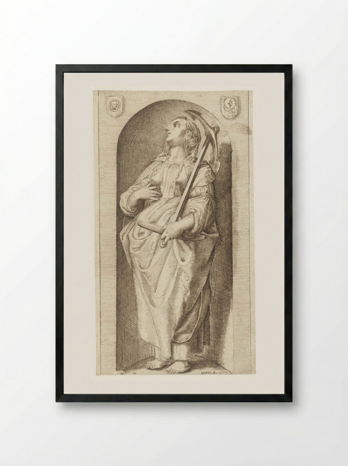 Hoop (Spes) - Jozua Breckerveld - Framed Print Black