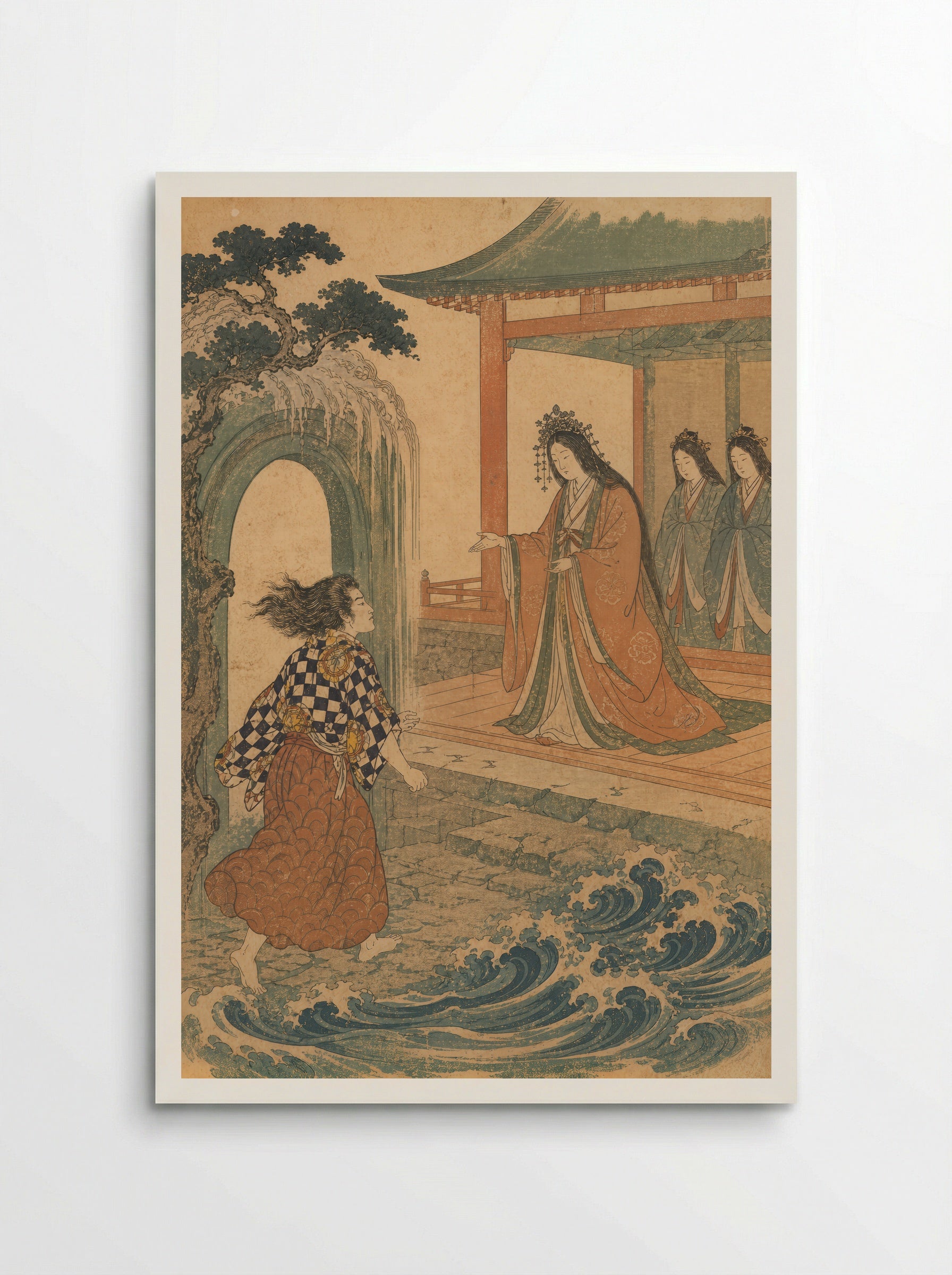Hoori at the Sea Palace: The Palace Receives Him - Poster