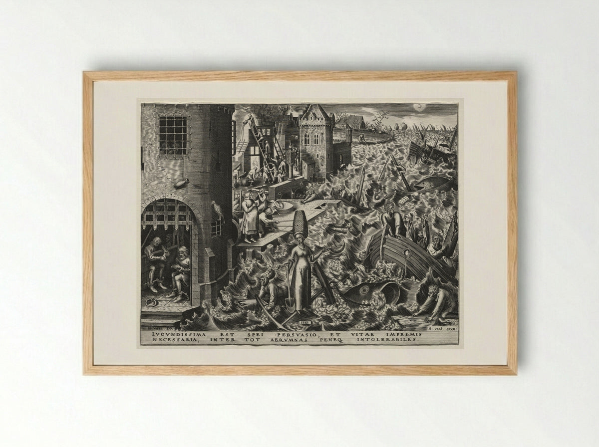 Hope (Spes) - Pieter Bruegel the Elder - Framed Print Wood