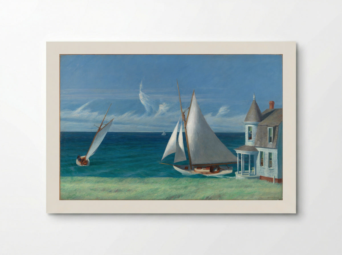 The Lee Shore - Edward Hopper - Poster [HQ 7793503d44ae]
