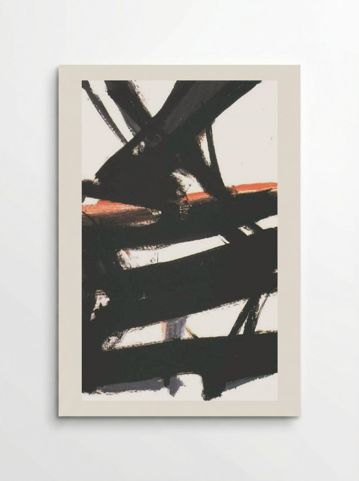 Horizontal Rust - Franz Kline - Poster