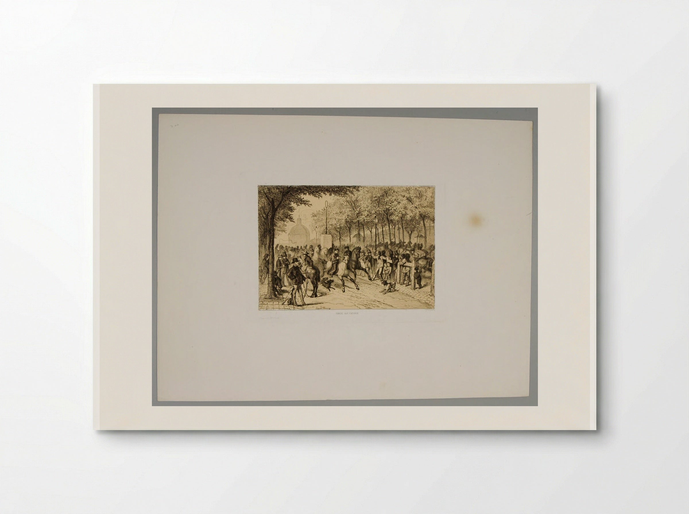 Horse Market - Léopold Flameng - Poster