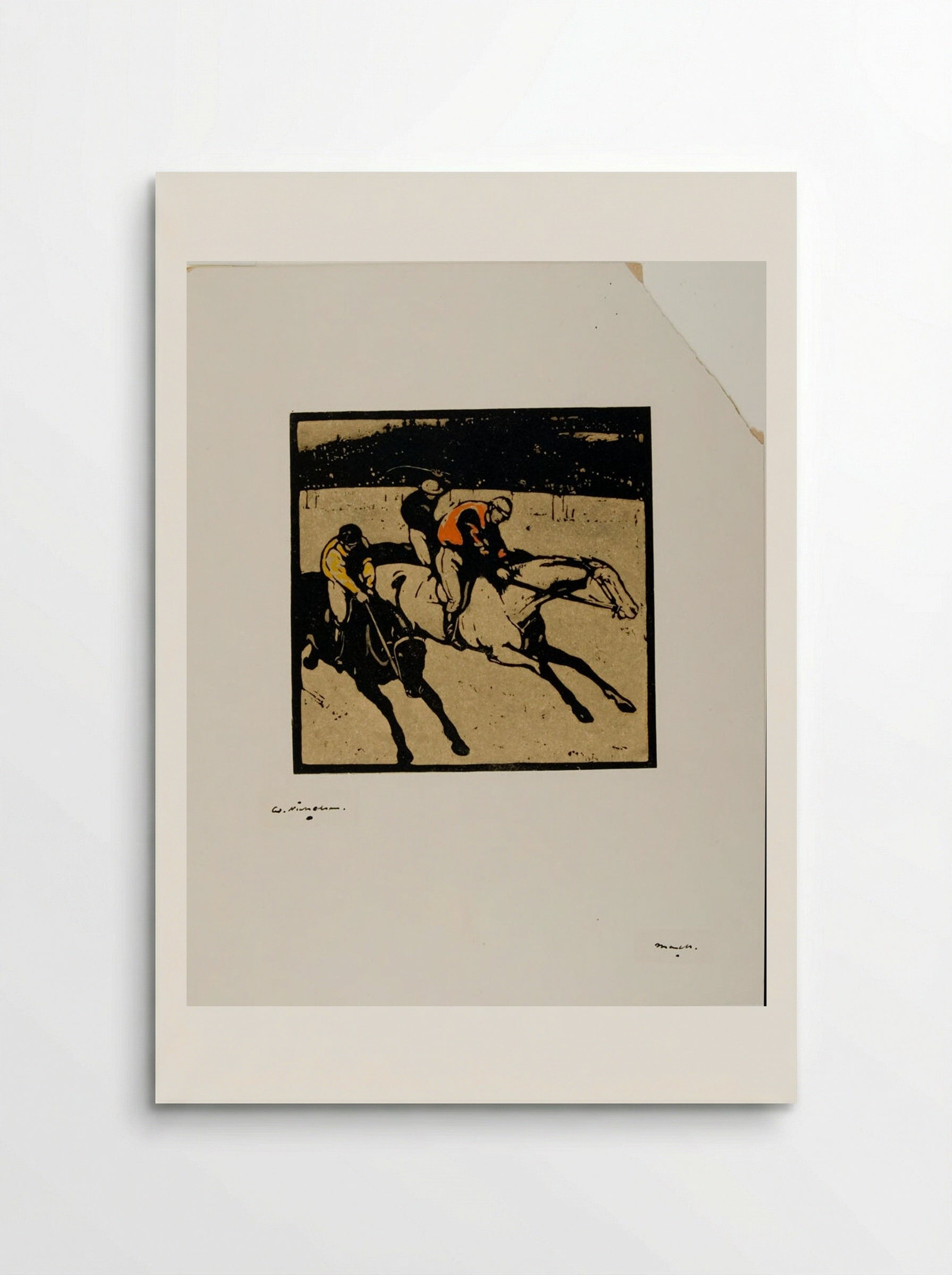 Horse Race - William Nicholson - Poster