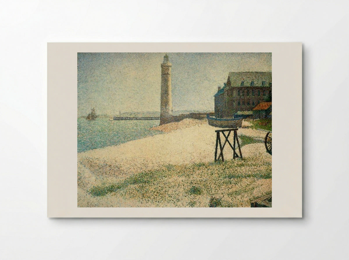 Hospice and Lighthouse, Honfleur - Georges Seurat - Poster