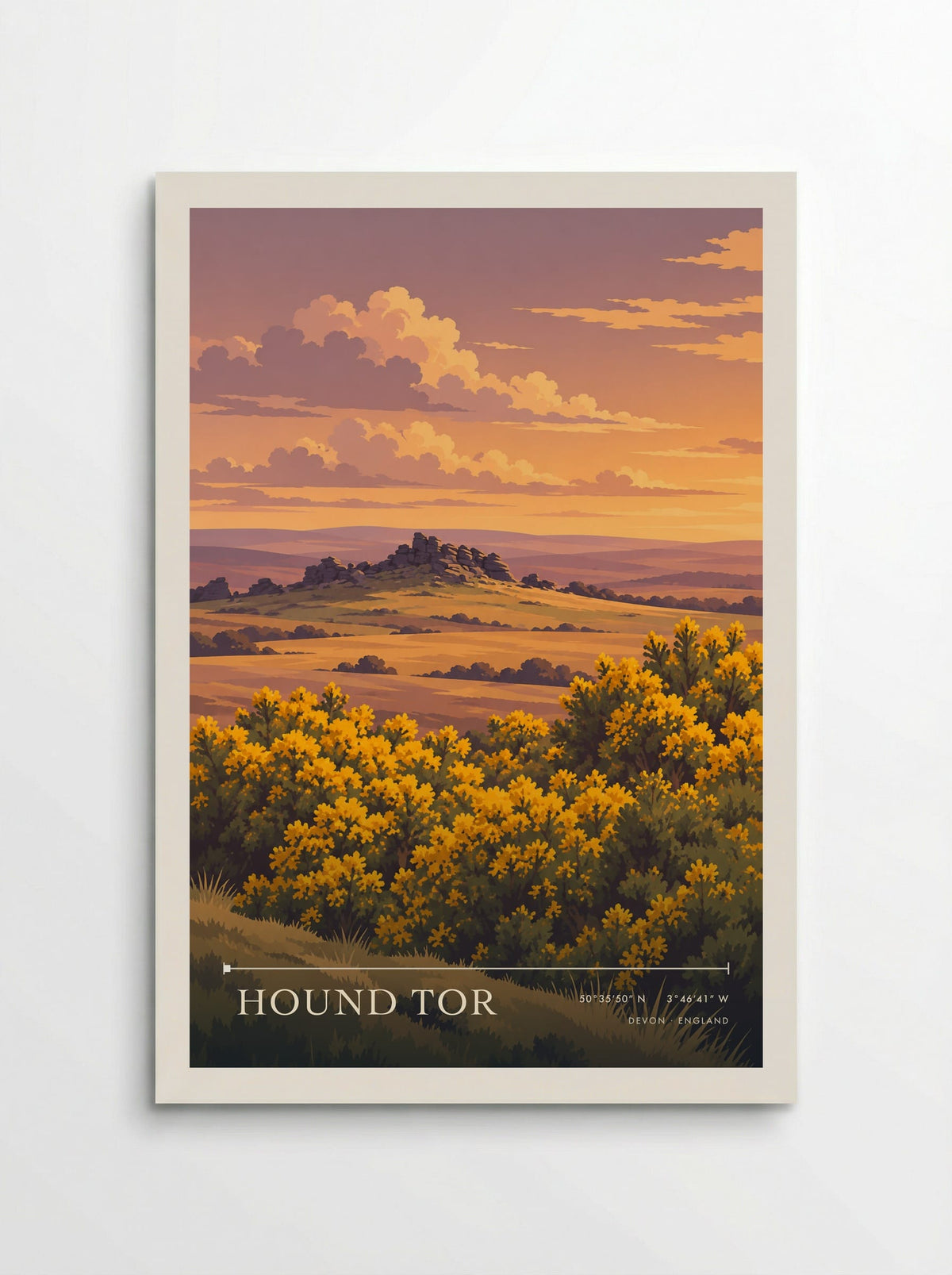 Hound Tor, Devon | Travel Poster - Poster
