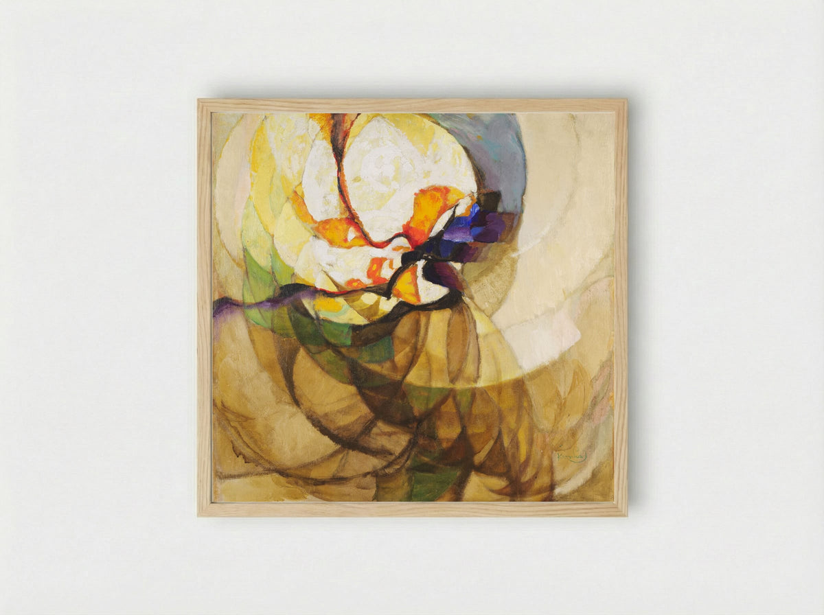 Hour (The Clock) - František Kupka - Framed Print Wood