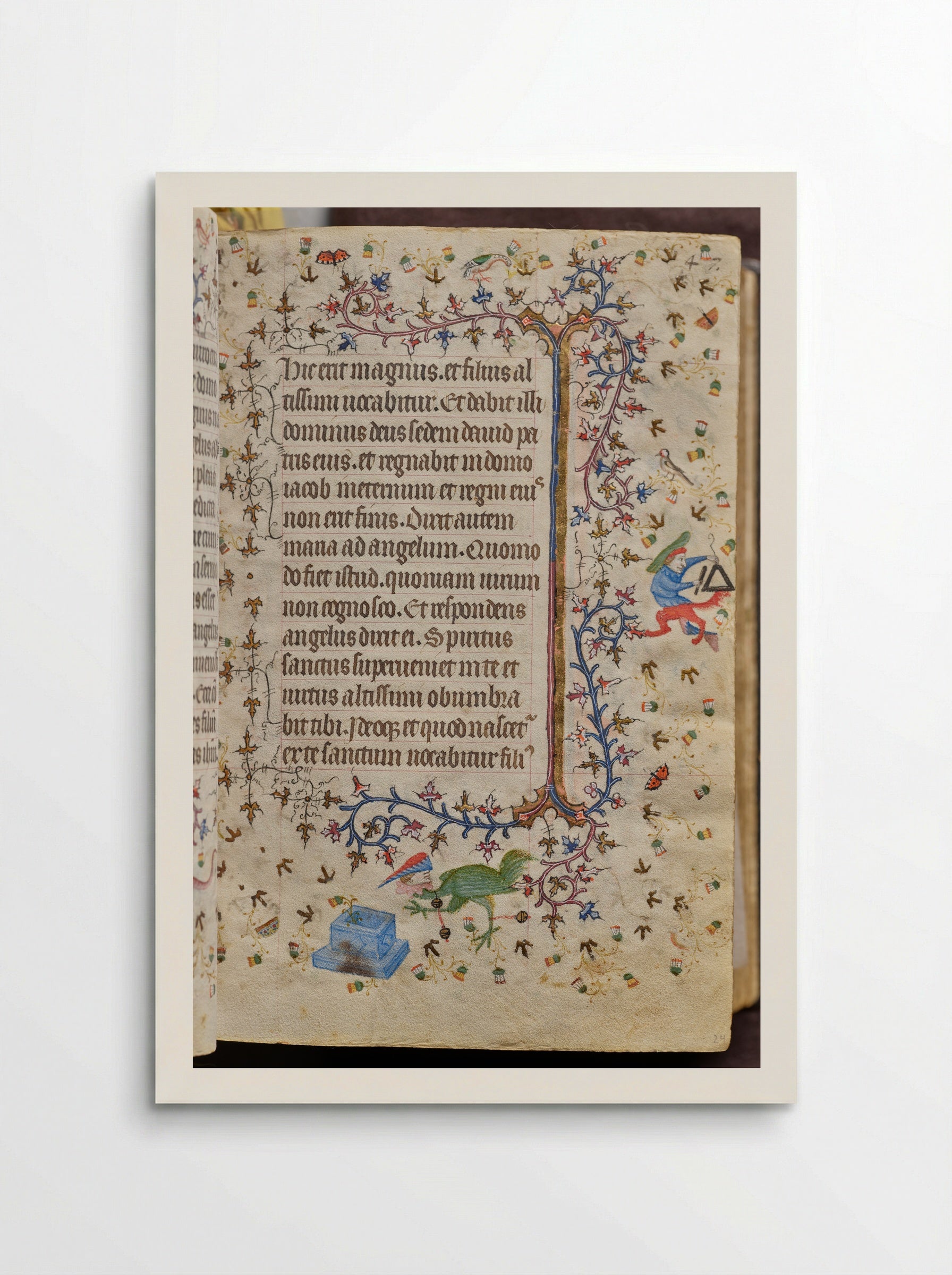 Hours of Charles the Noble, fol. 179r - Master of the Brussels Initials and Associates - Poster