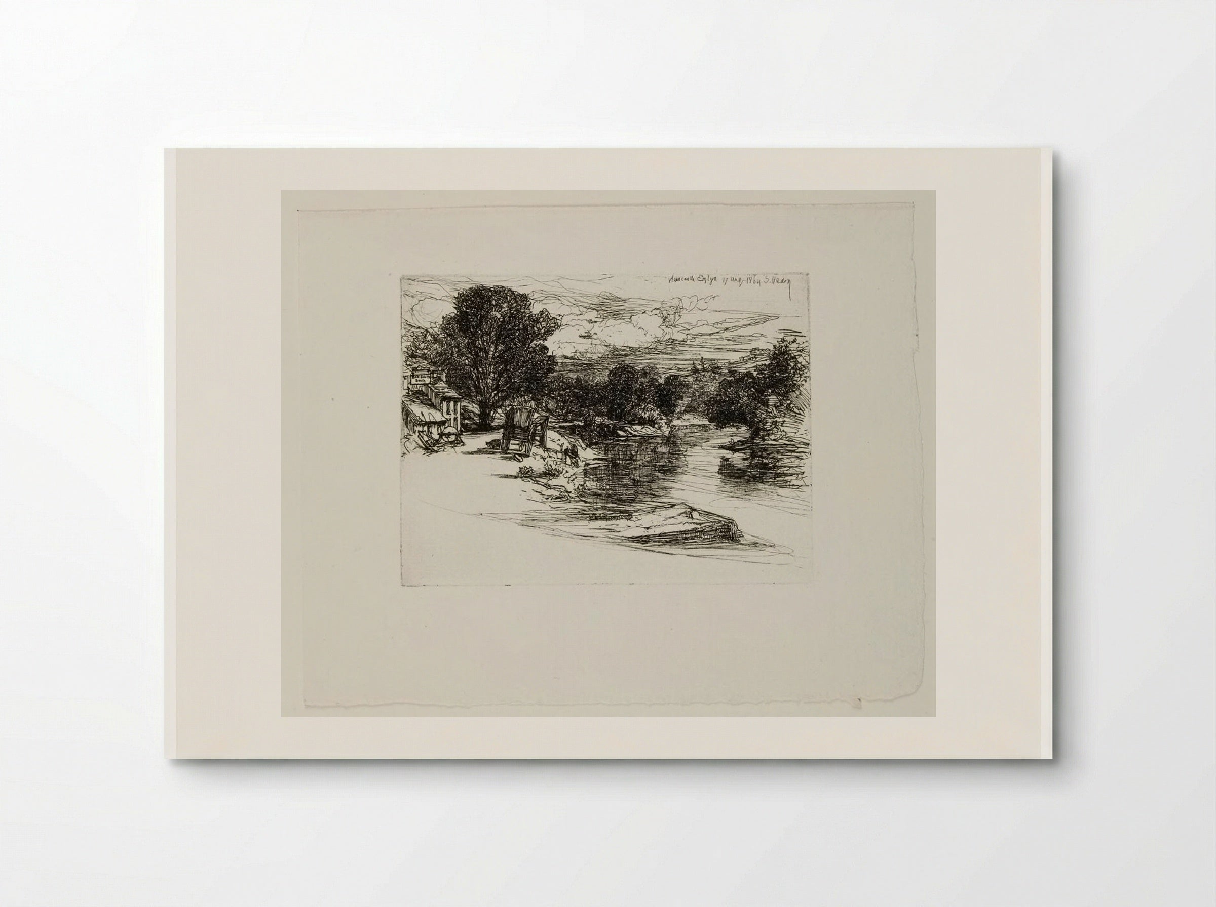 House of Benjamin Davis, Smith - Francis Seymour Haden - Poster