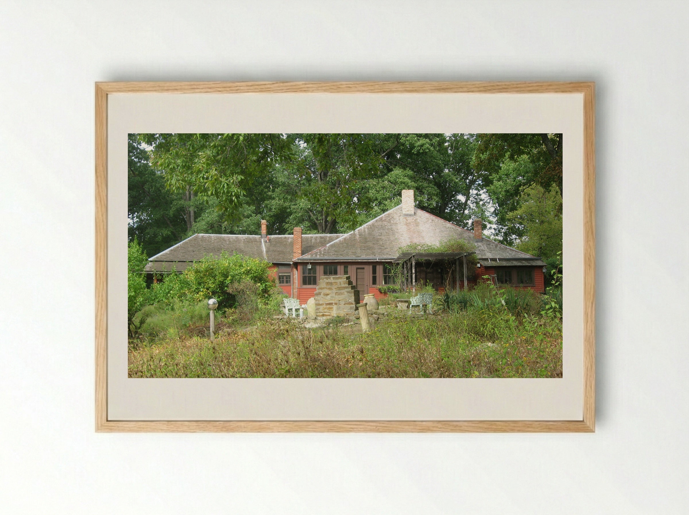 House of the Singing Winds - T. C. Steele - Framed Print Wood