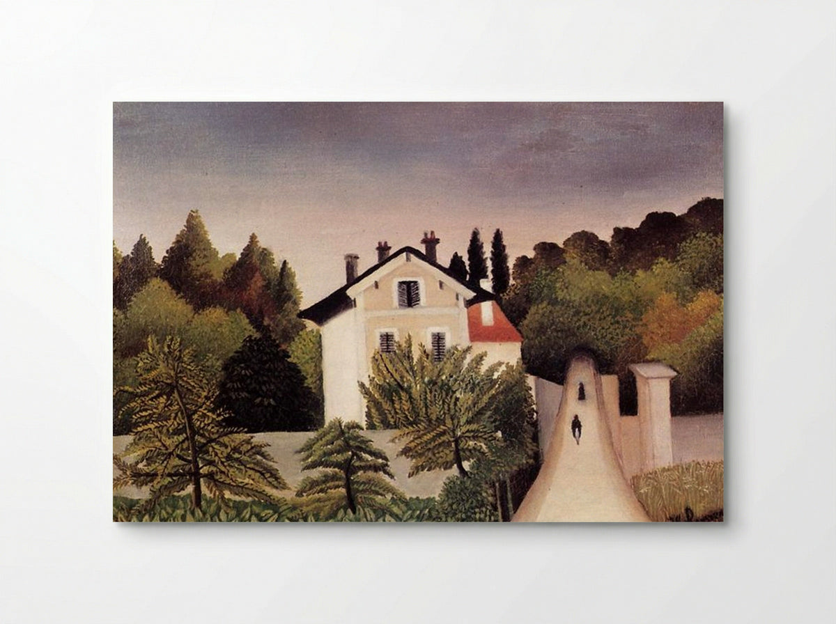 House on the Outskirts of Paris - Henri Rousseau - Poster