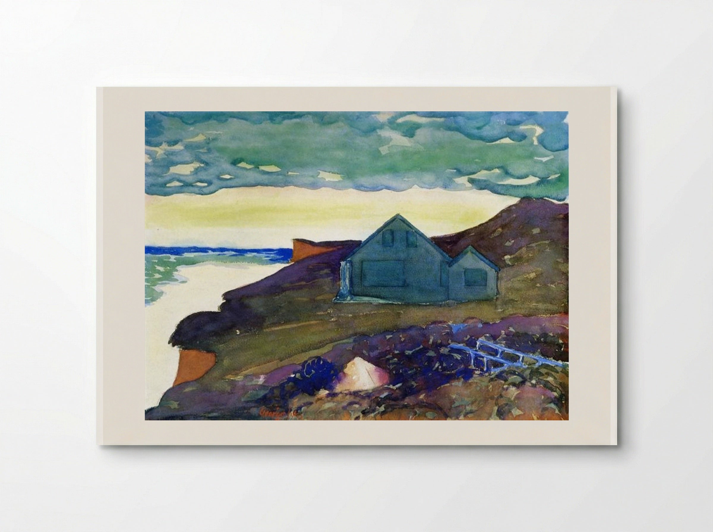 House on the Point - George Luks - Poster