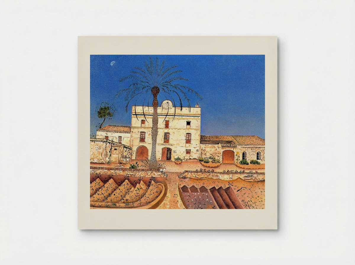 House with Palm Tree - Joan Miró - Poster