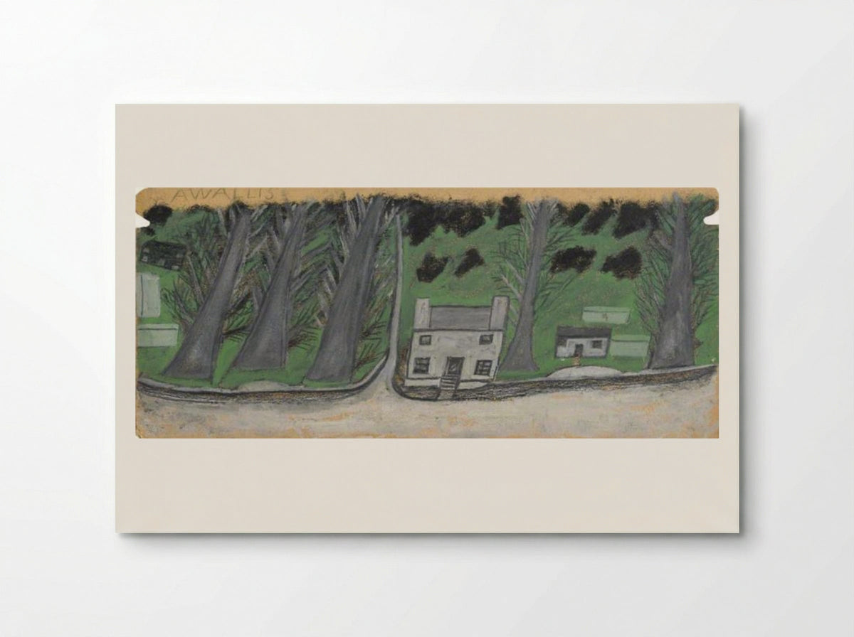 House with Trees - Alfred Wallis - Poster