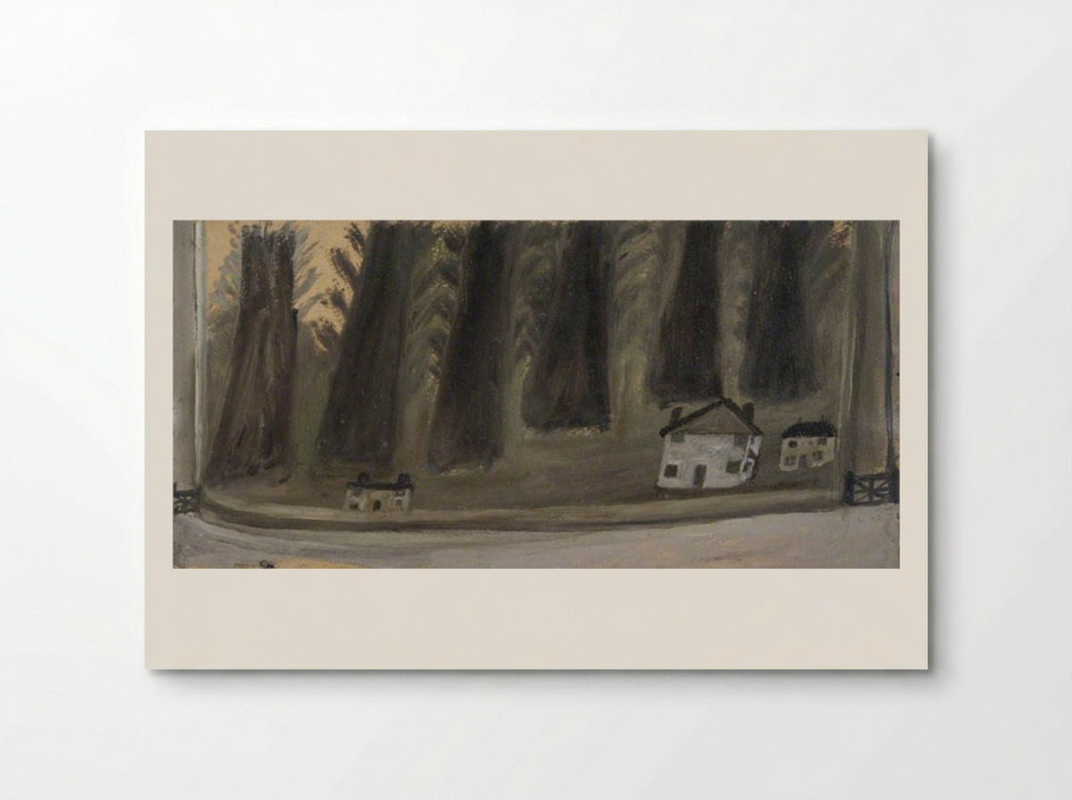 Houses and Big Trees - Alfred Wallis - Poster