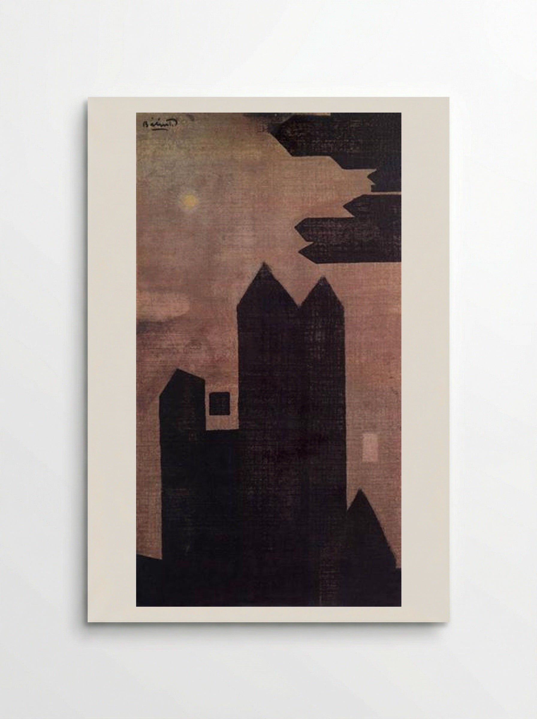 Houses at Hastings - Endre Bálint - Poster